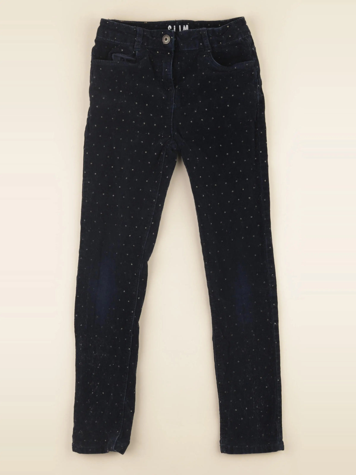 Vertbaudet - pantalon bleu - 10 ans