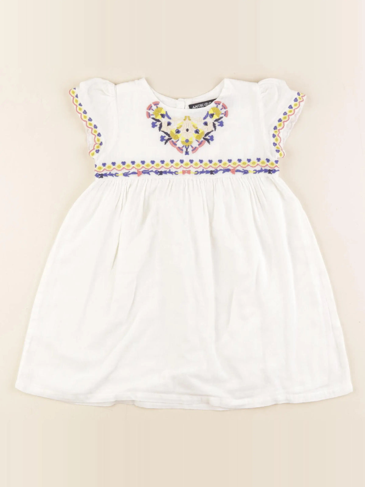 Monoprix - robe blanc - 24/36 mois