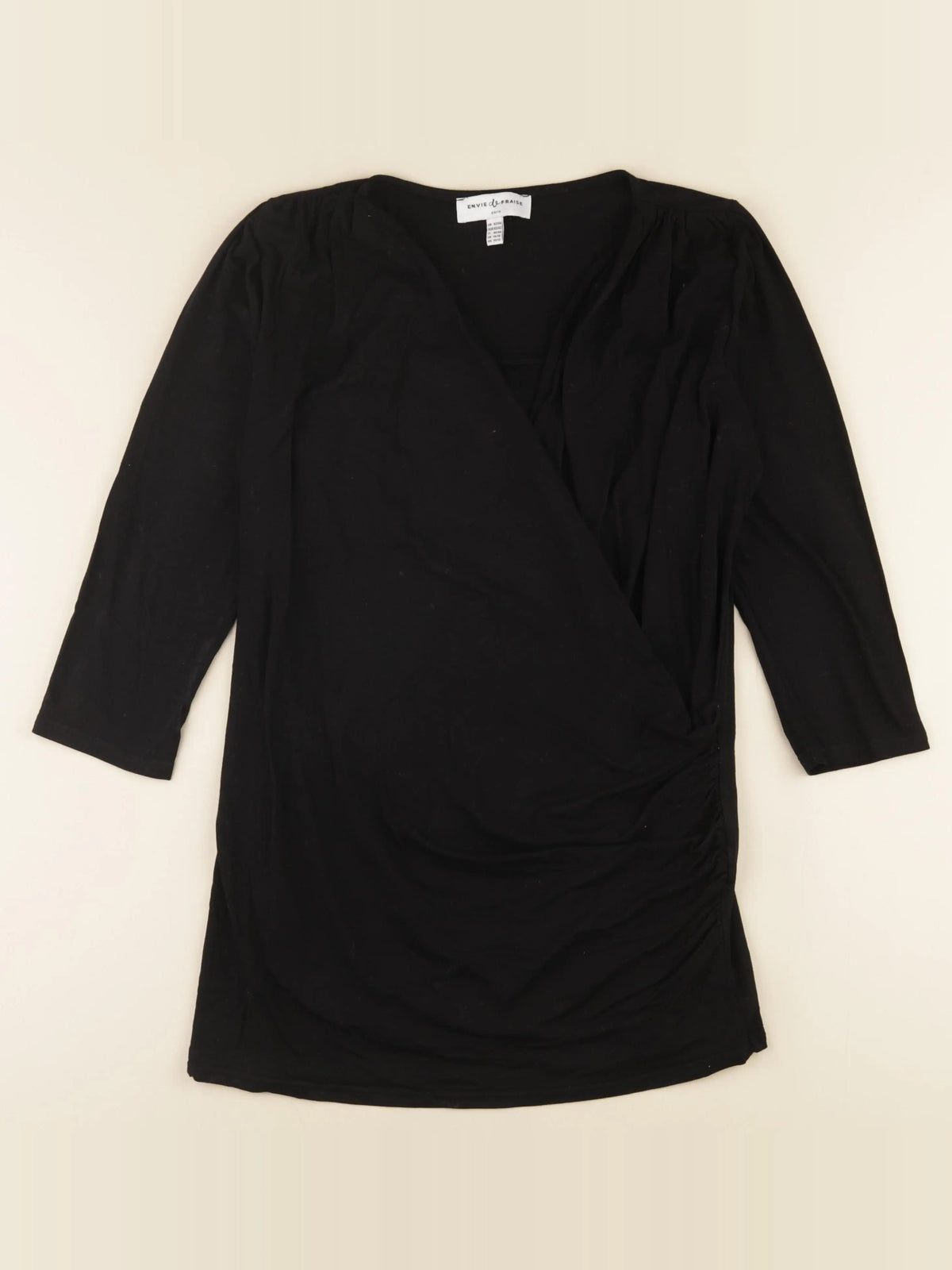 Envie de fraise - tee-shirt grossesse noir - 42 à 44