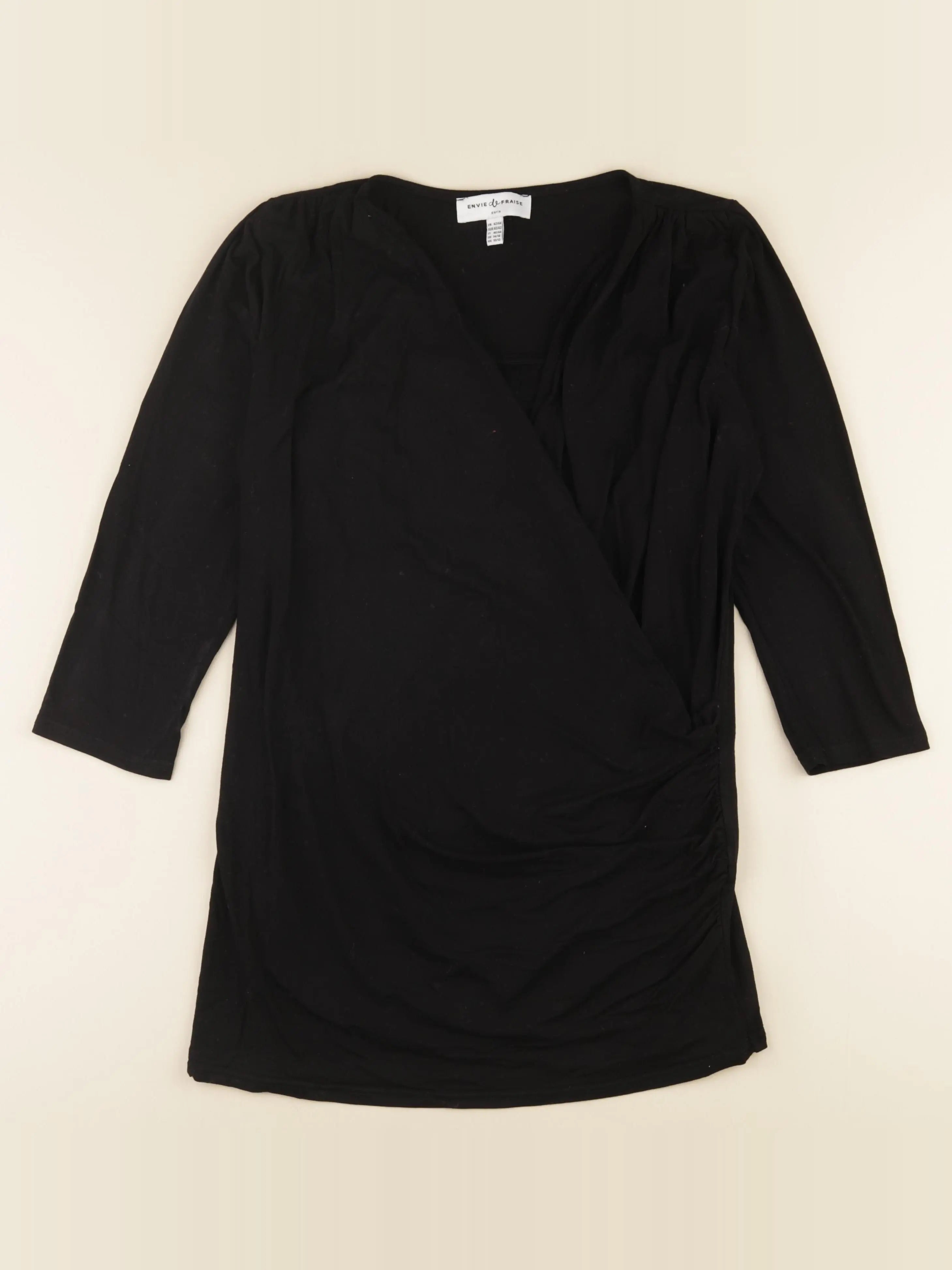 Envie de fraise - tee-shirt grossesse noir - 42 à 44