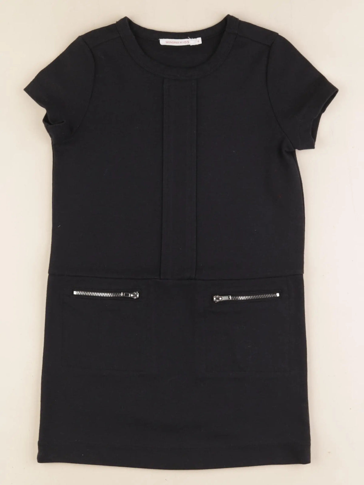 Monoprix - robe noir - 6 ans