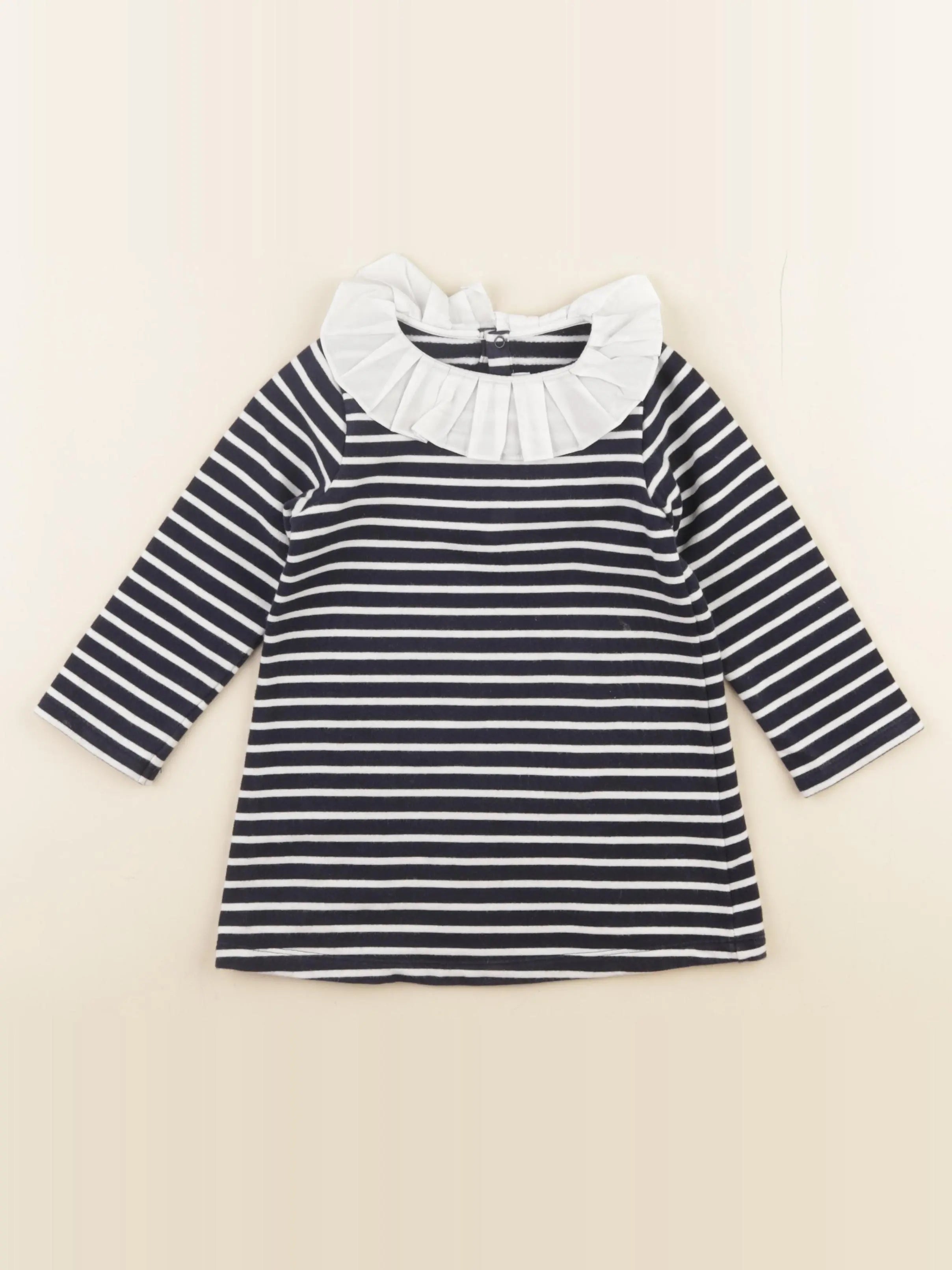 Jacadi - robe bleu, blanc - 24 mois