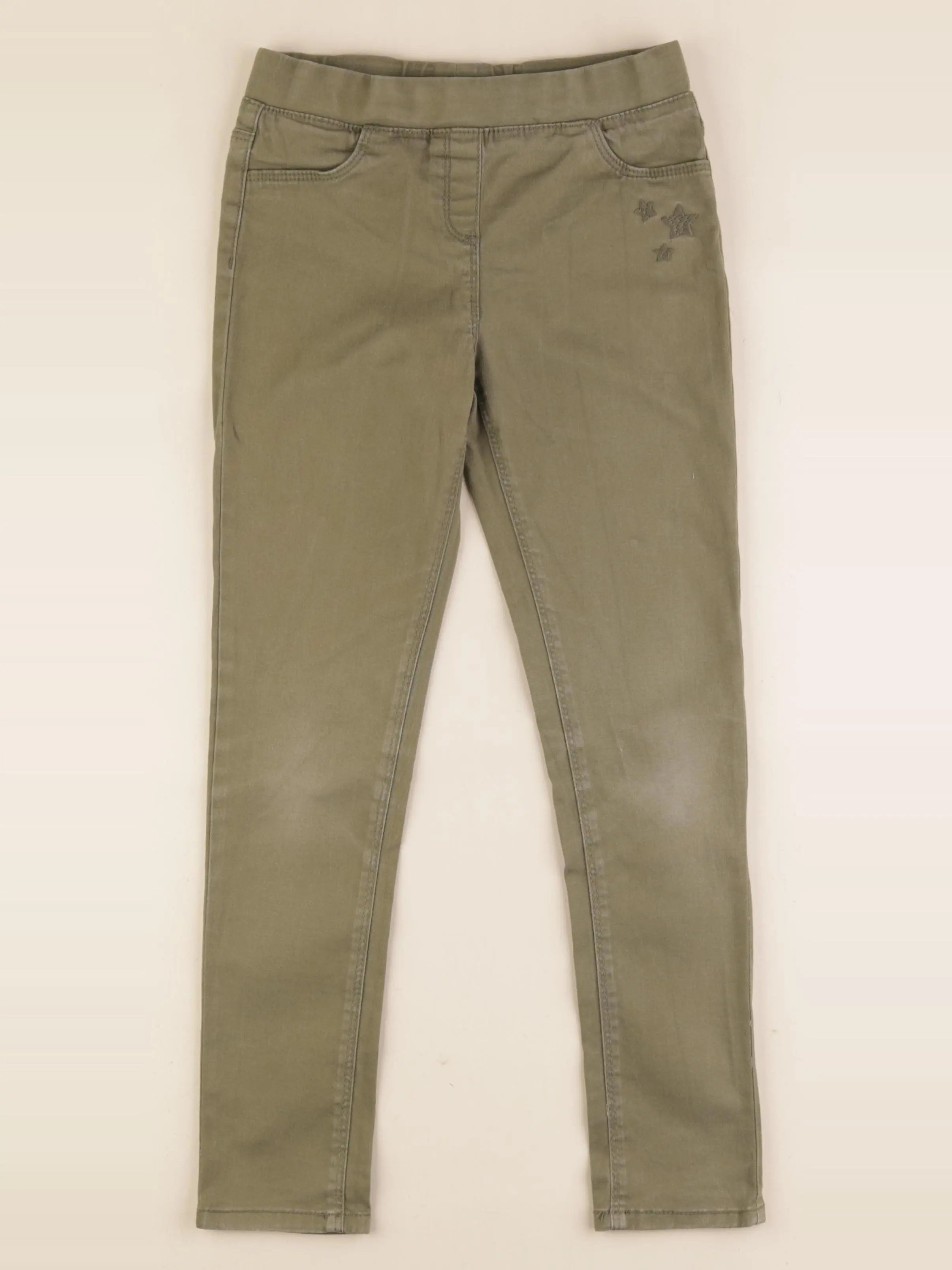 Vertbaudet - jegging vert - 9 ans
