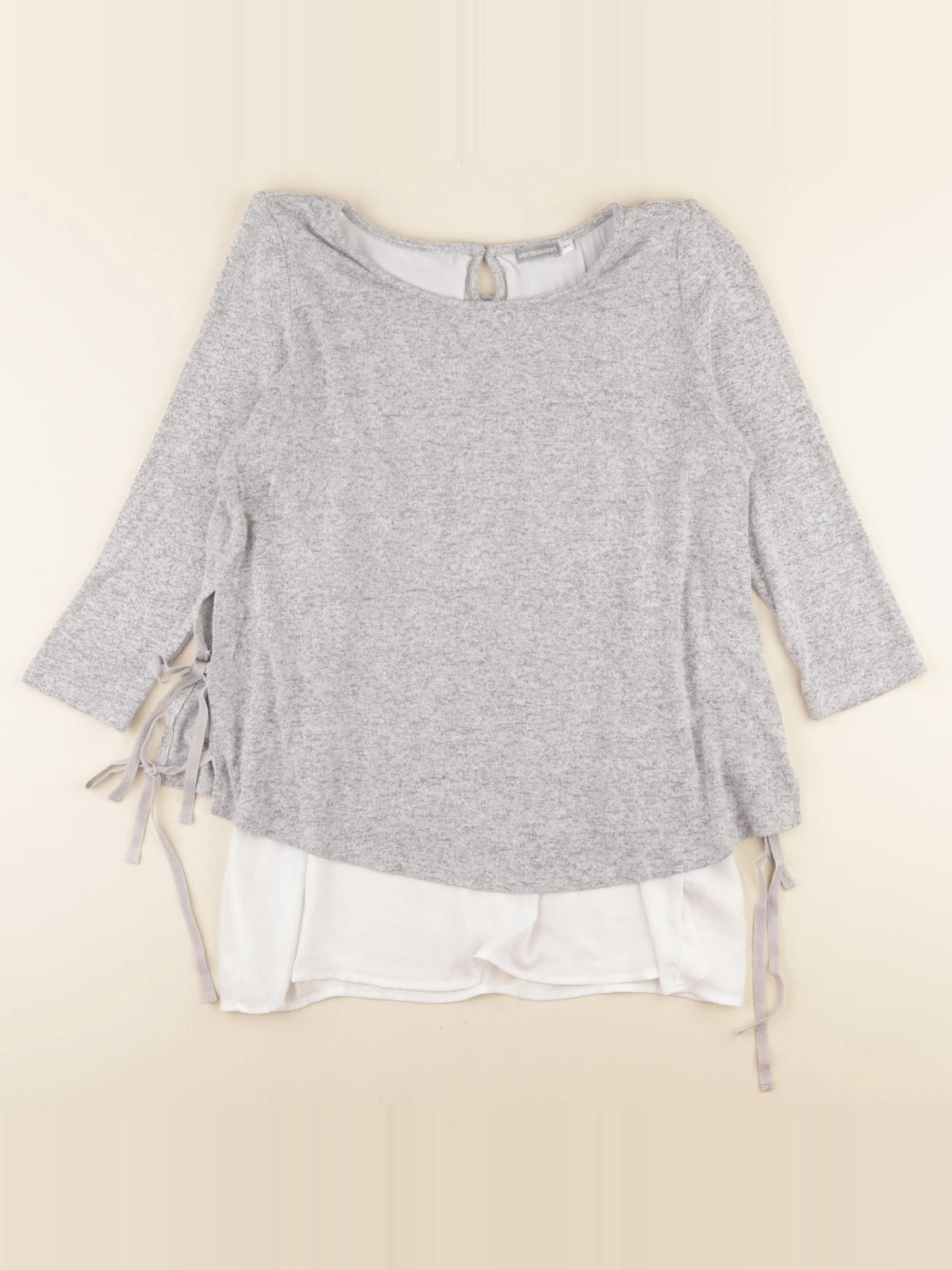 Vertbaudet - pull grossesse gris - 38 à 40