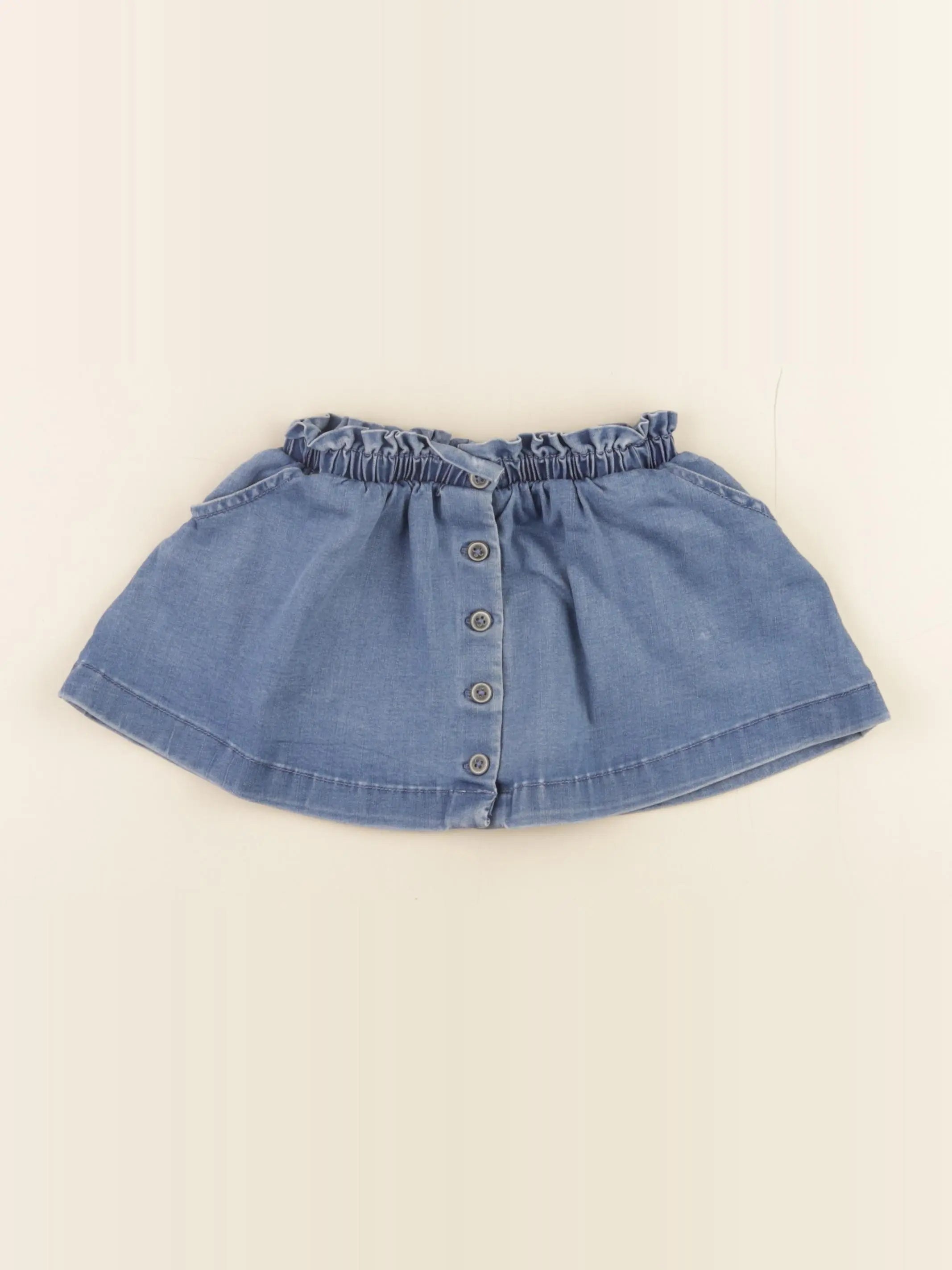 Vertbaudet - jupe bleu - 24 mois