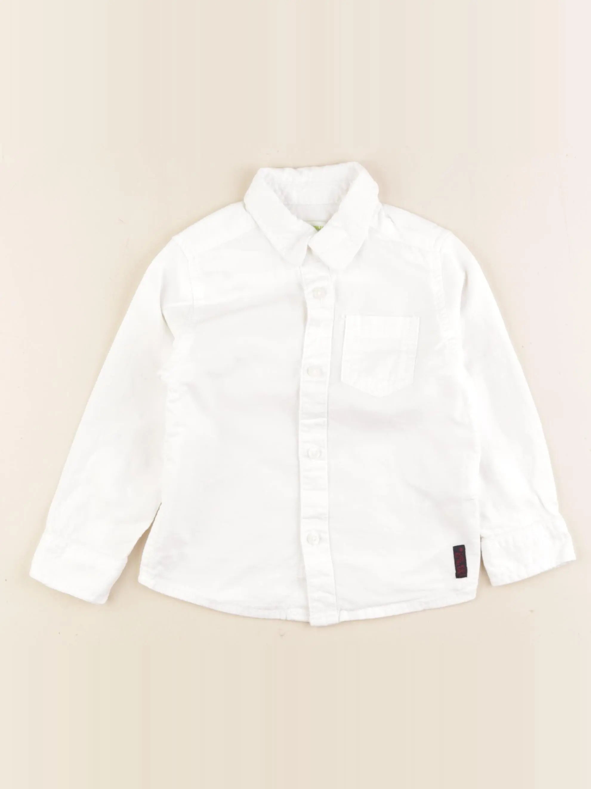 Vertbaudet - chemise blanc - 2 ans
