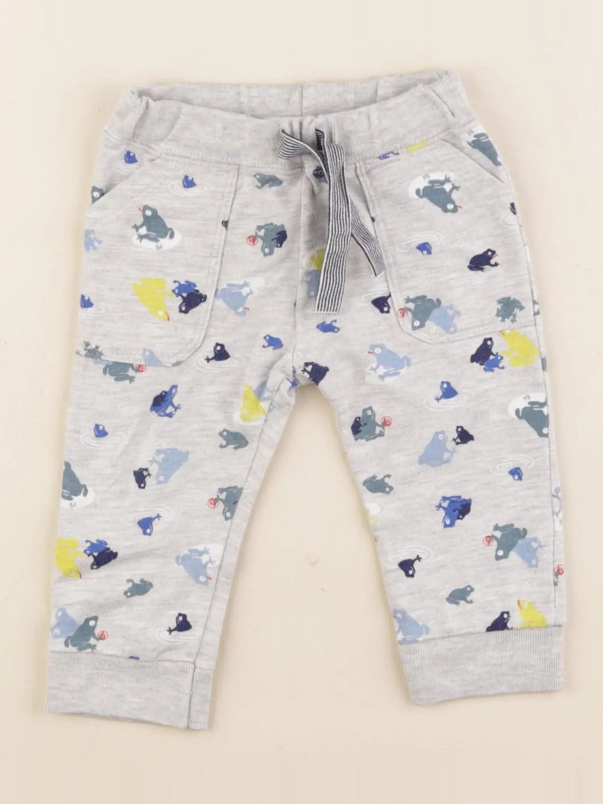 Petit Bateau - jogging gris - 6 mois