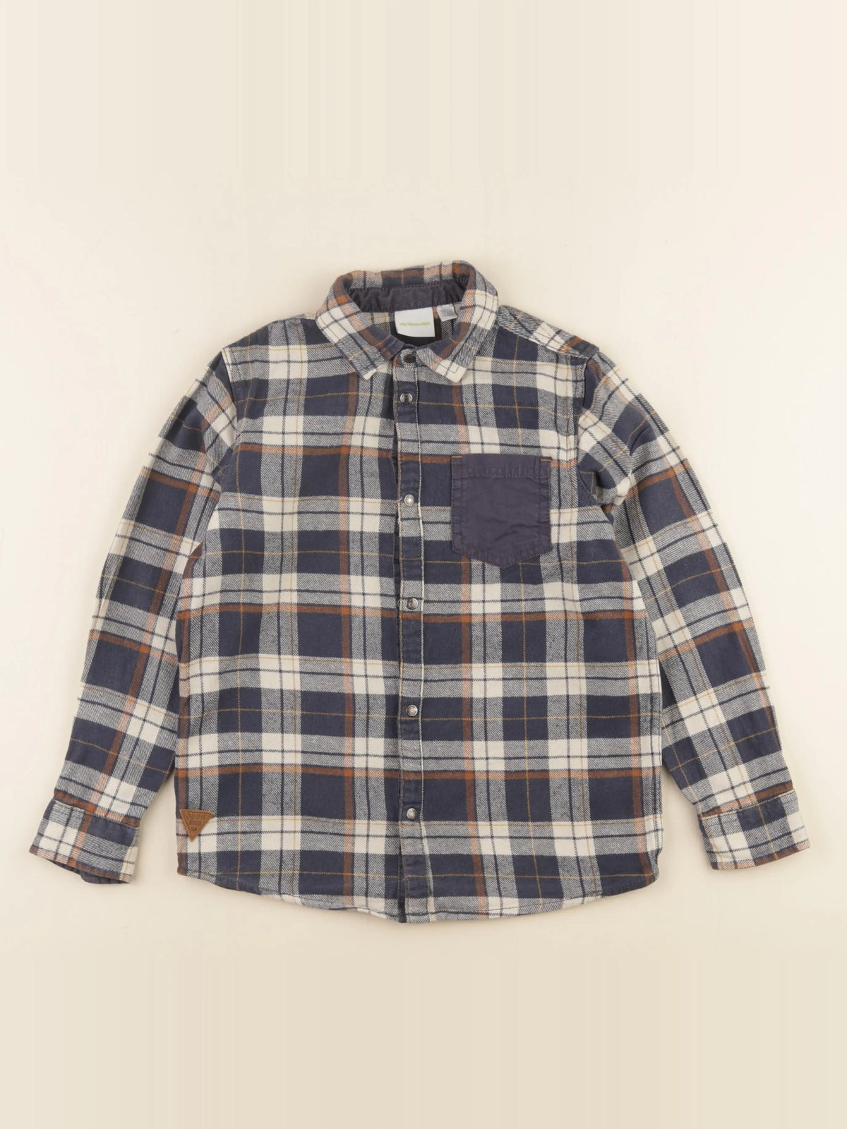Vertbaudet - chemise multicolore - 10 ans
