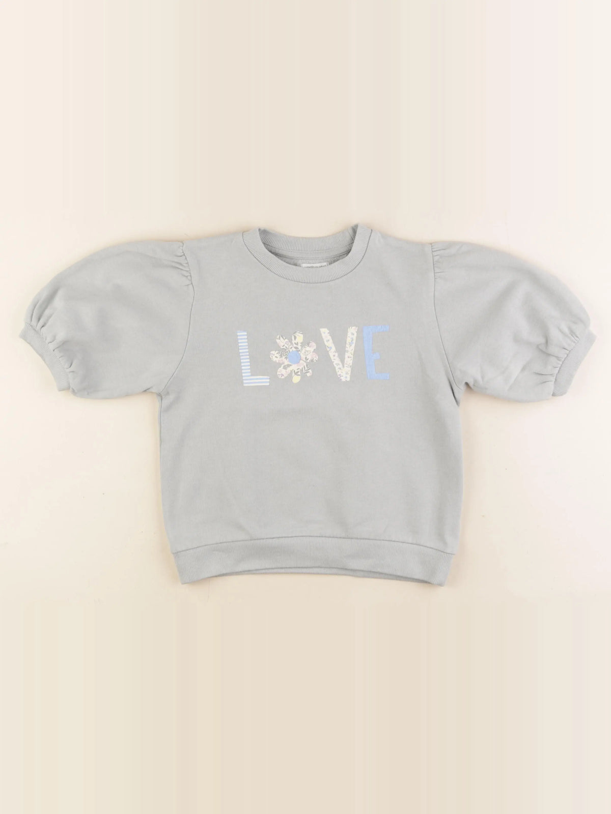Vertbaudet - sweat bleu - 8 ans