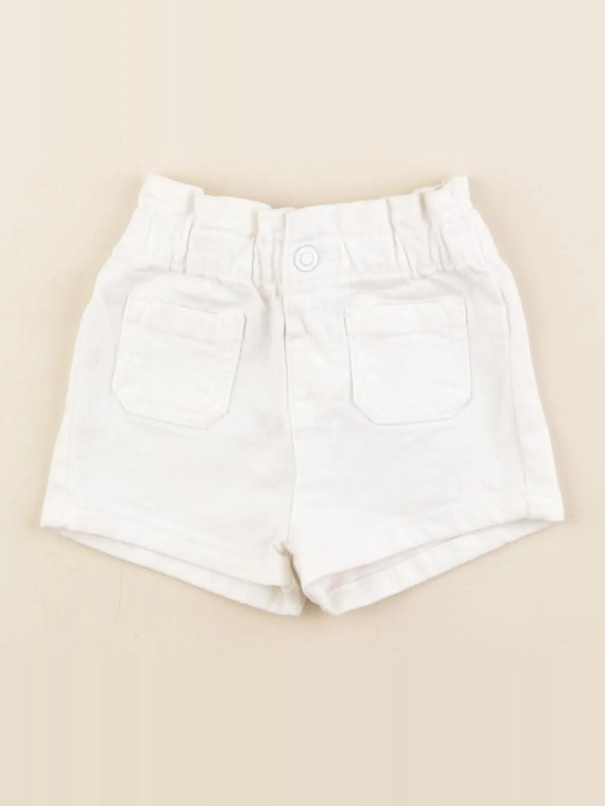 Vertbaudet - short blanc - 3 mois