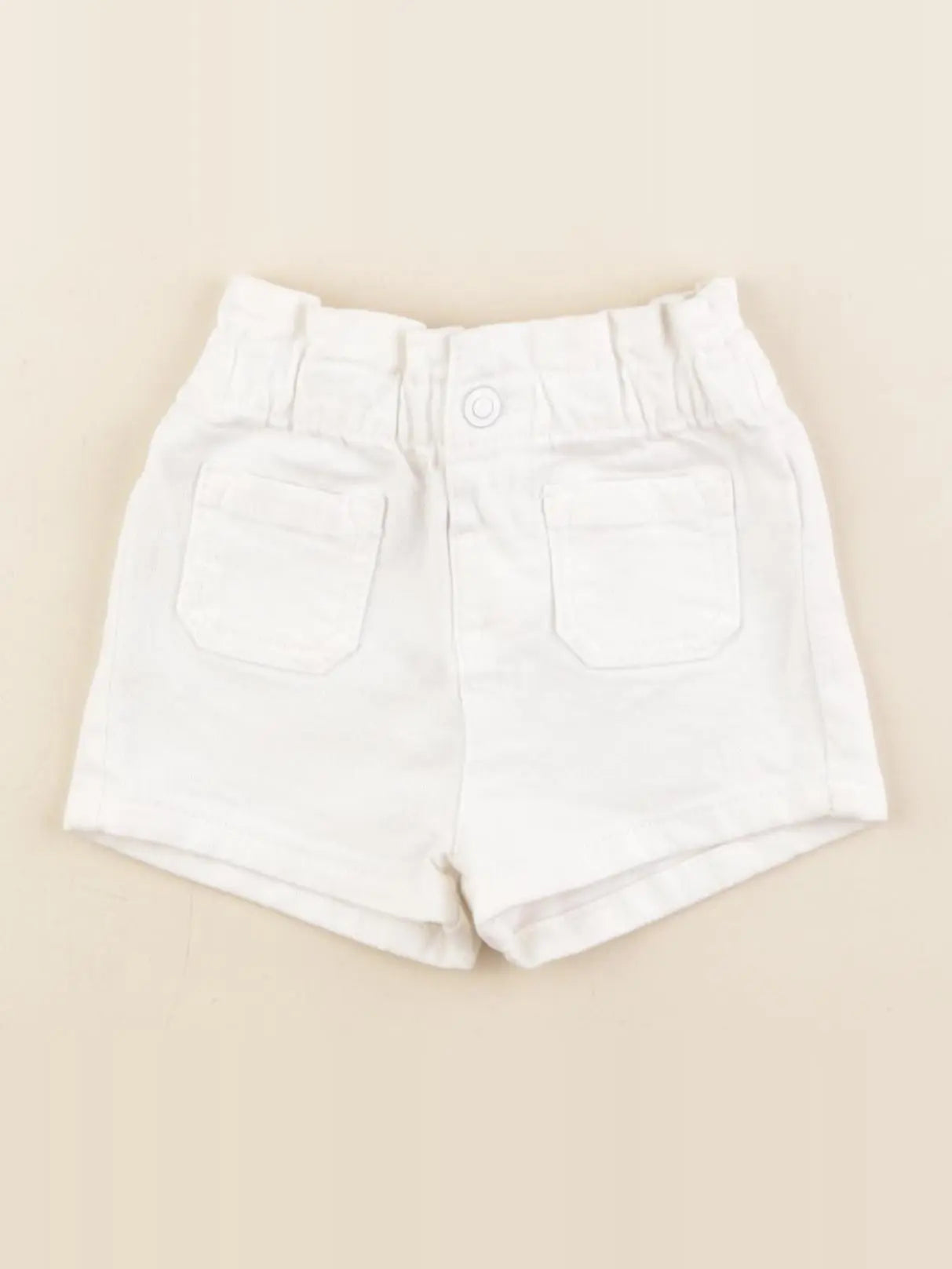 Vertbaudet - short blanc - 3 mois