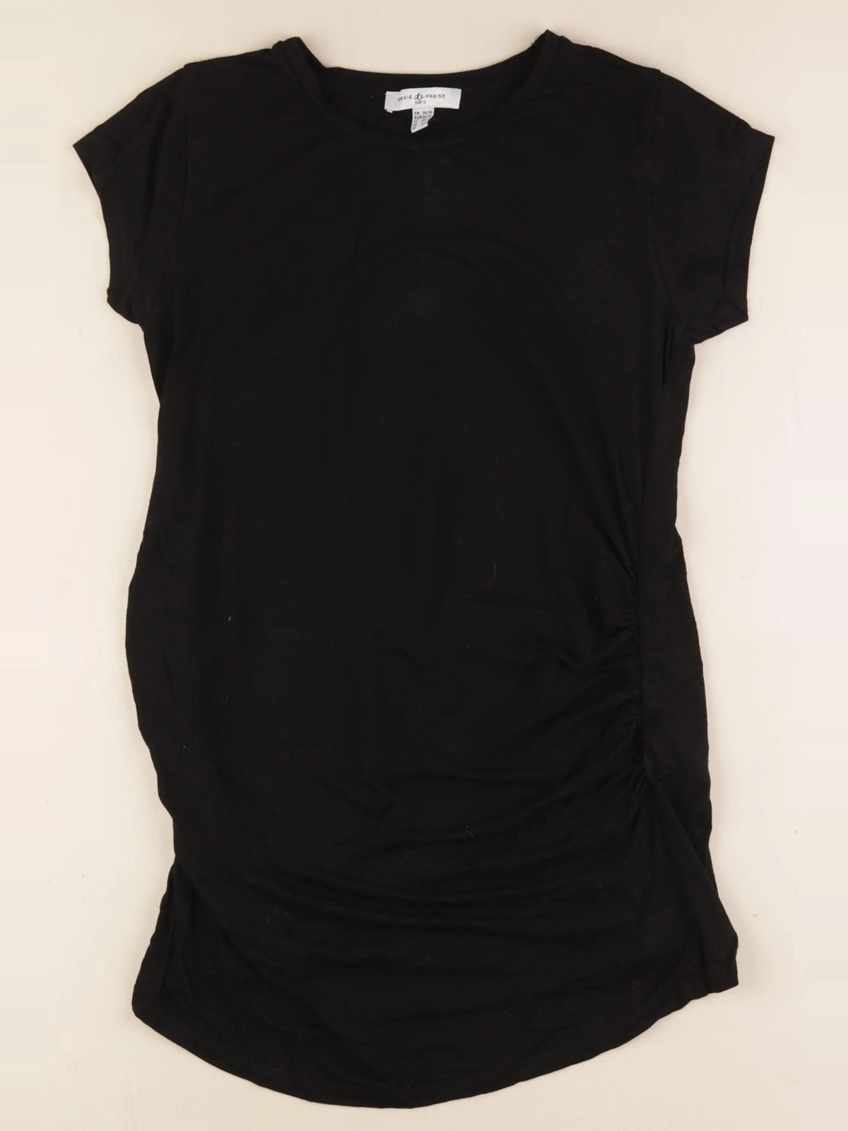 Envie de fraise - tee-shirt grossesse noir - 36 à 38