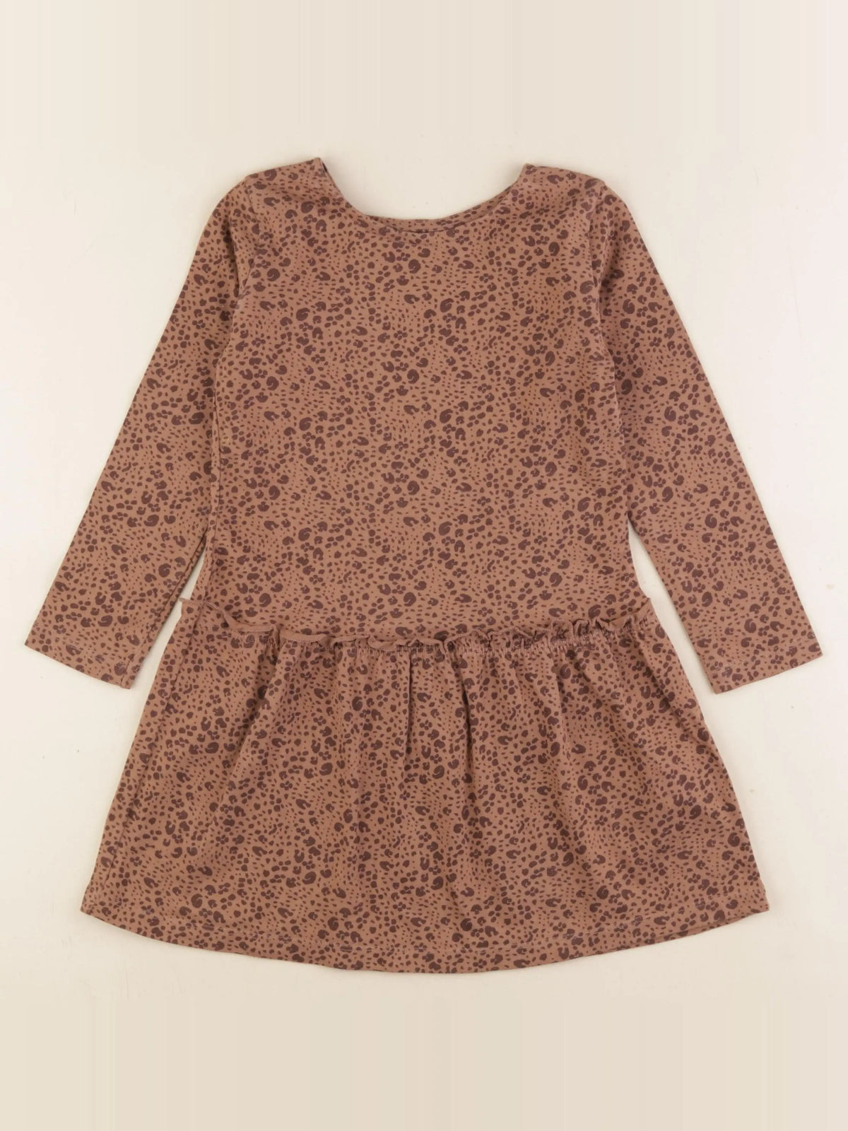 Vertbaudet - robe marron - 4 ans