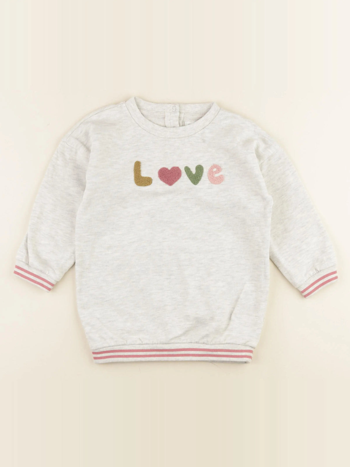 Vertbaudet - robe gris - 36 mois