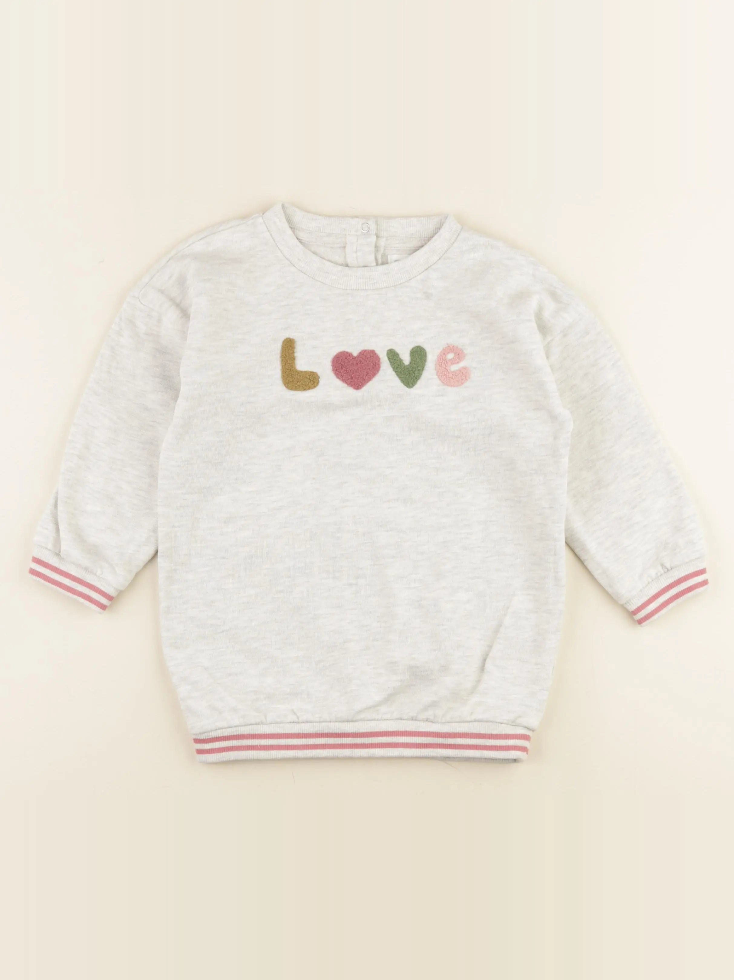 Vertbaudet - robe gris - 36 mois