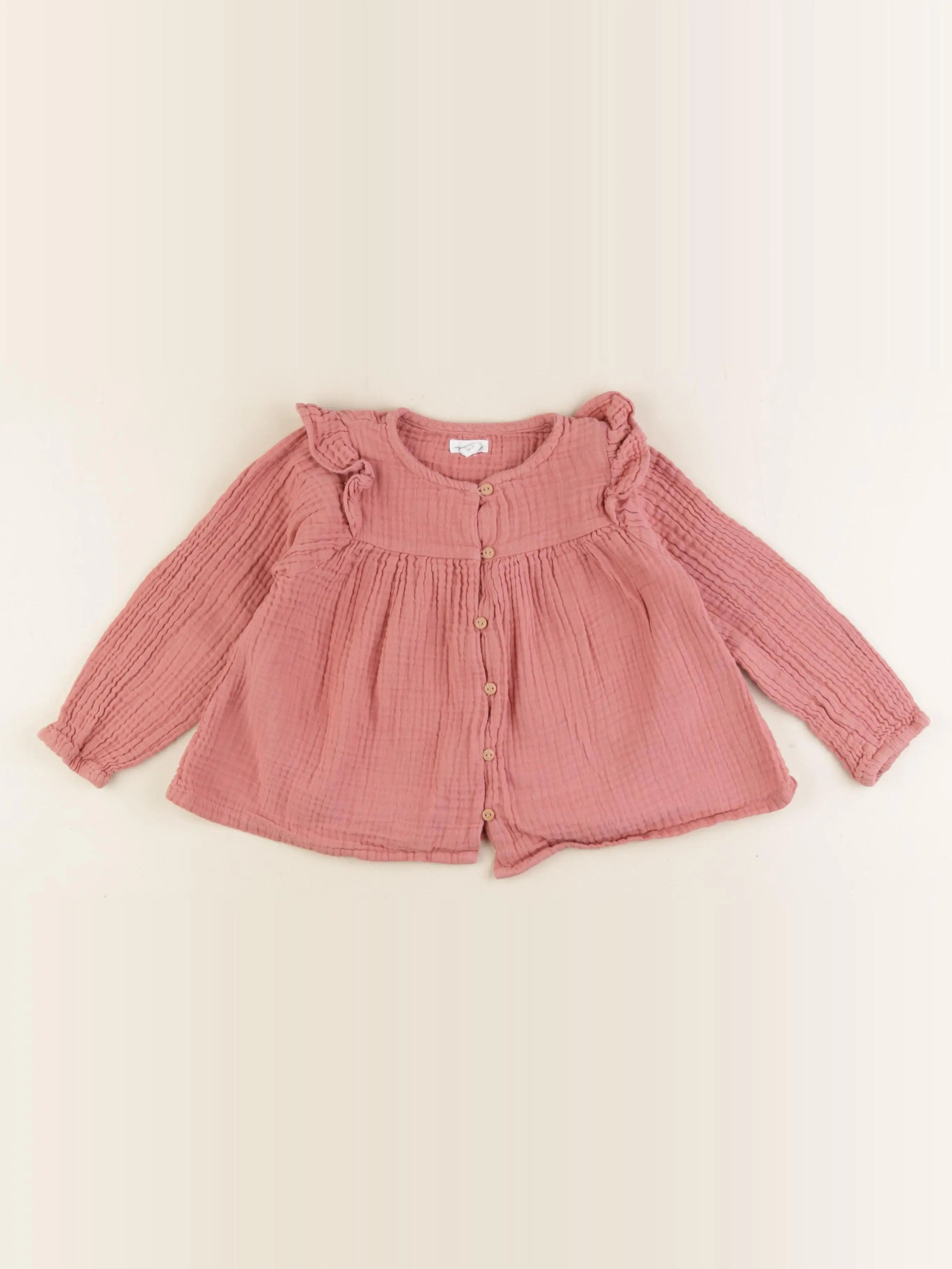 Vertbaudet - blouse rose - 36 mois