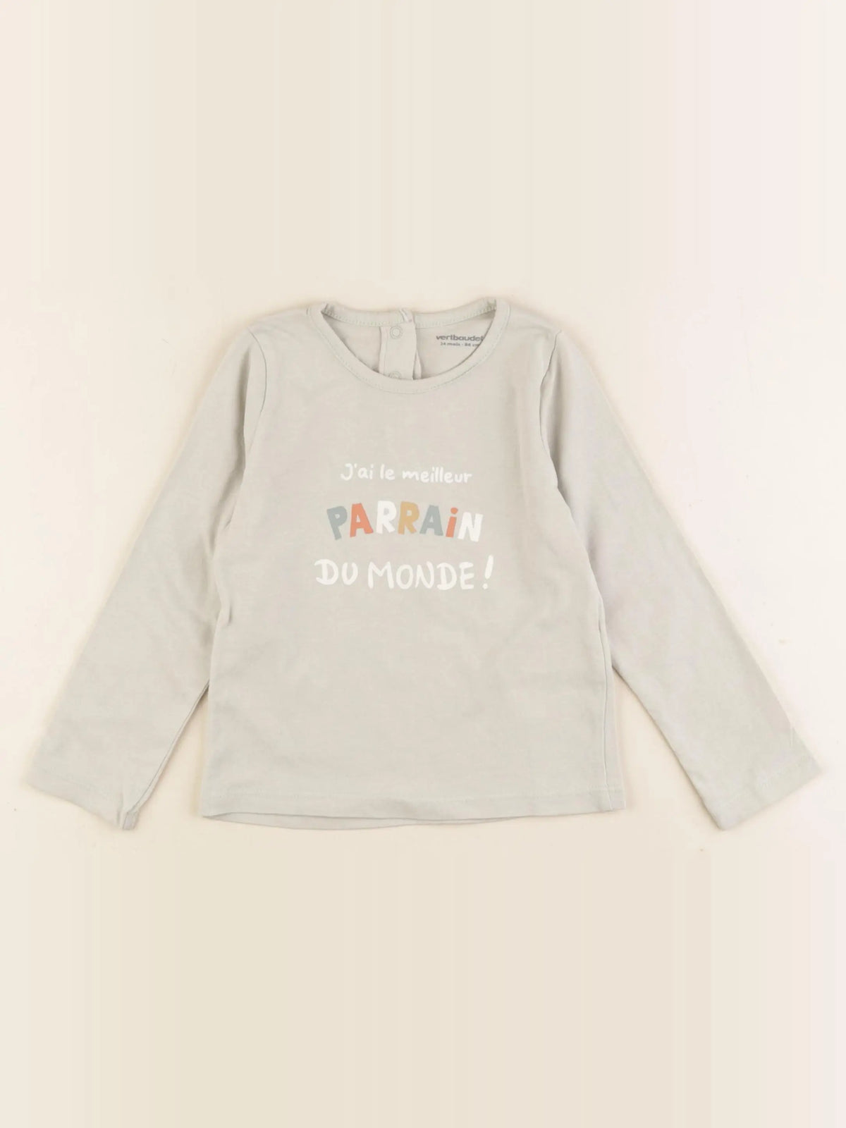 Vertbaudet - tee-shirt vert - 24 mois