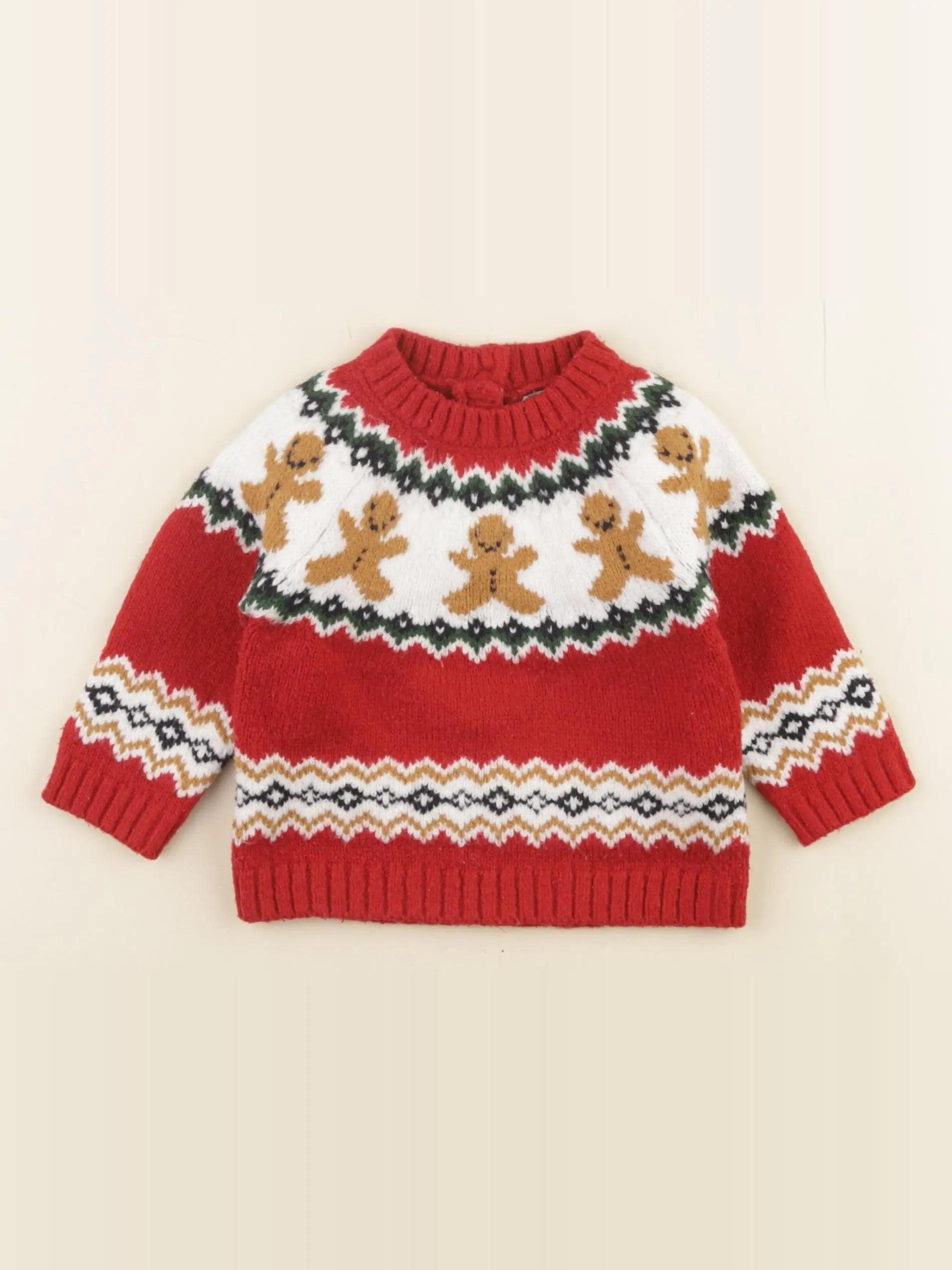 Boutchou - pull multicolore - 6 mois