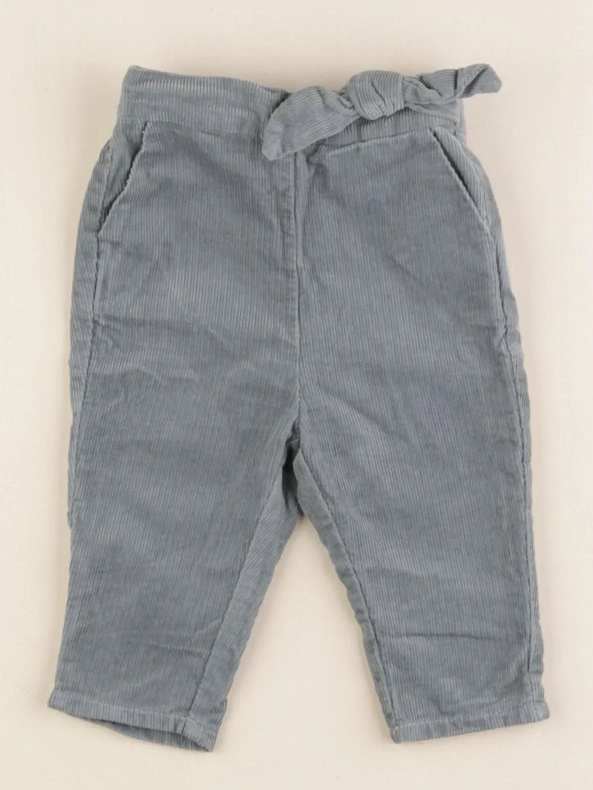 Vertbaudet - pantalon vert - 6 mois