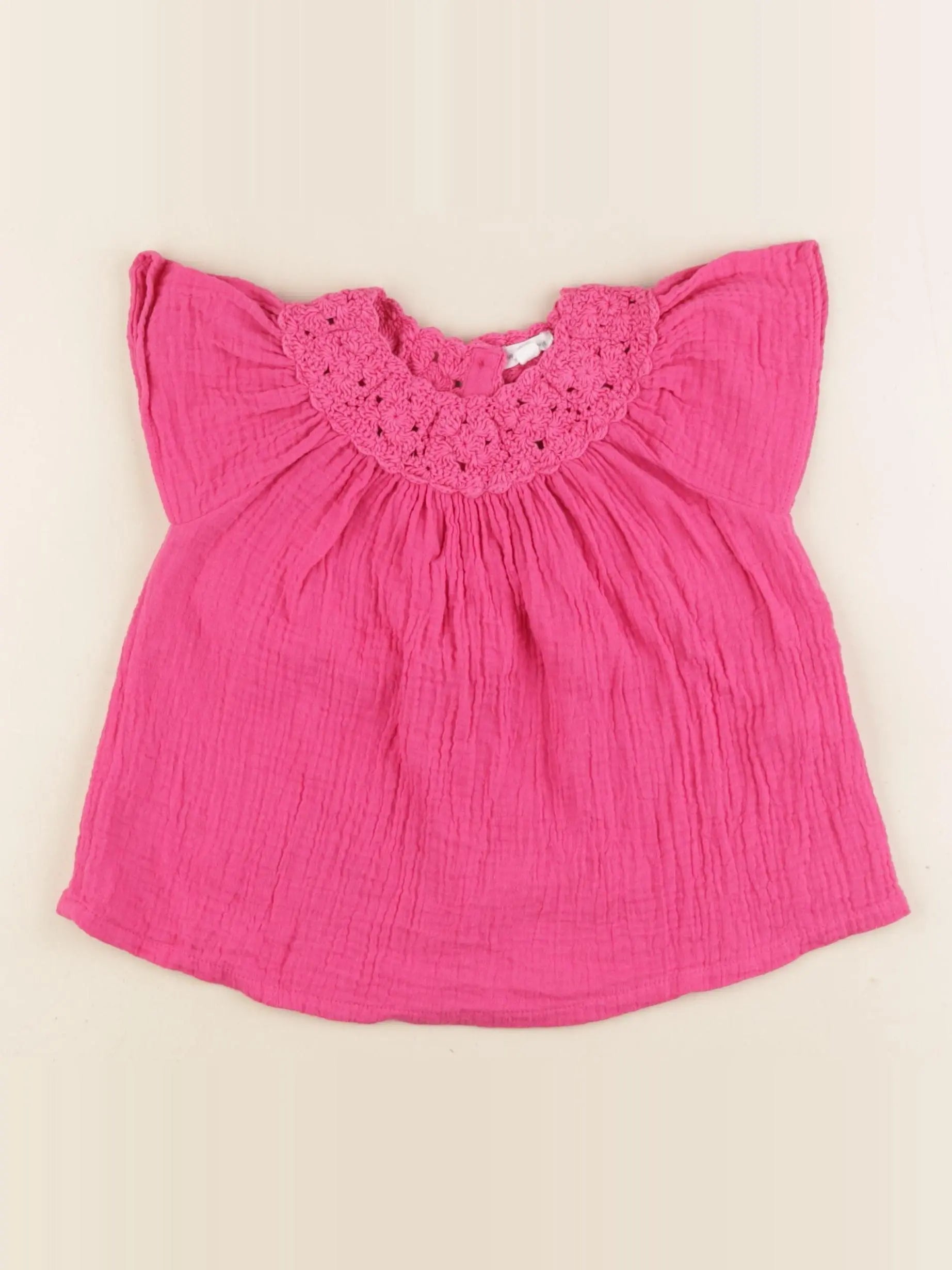 Vertbaudet - blouse rose - 24 mois