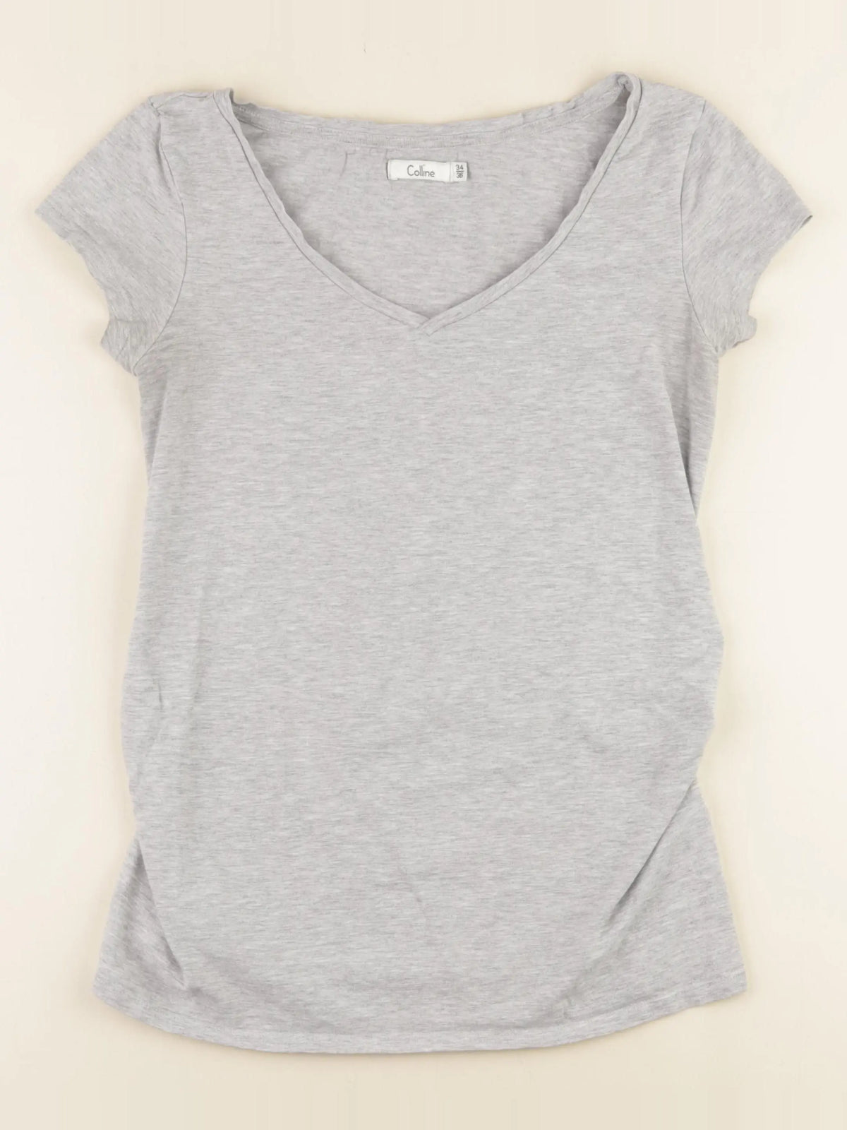 Vertbaudet - tee-shirt grossesse gris - 34 à 36