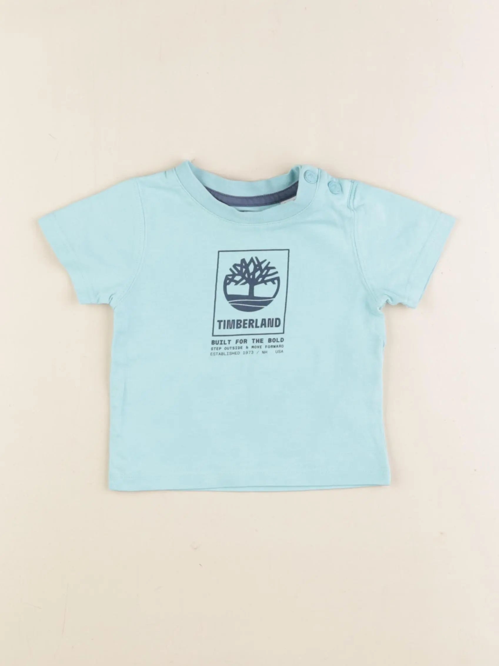 Timberland - tee-shirt bleu - 6 mois