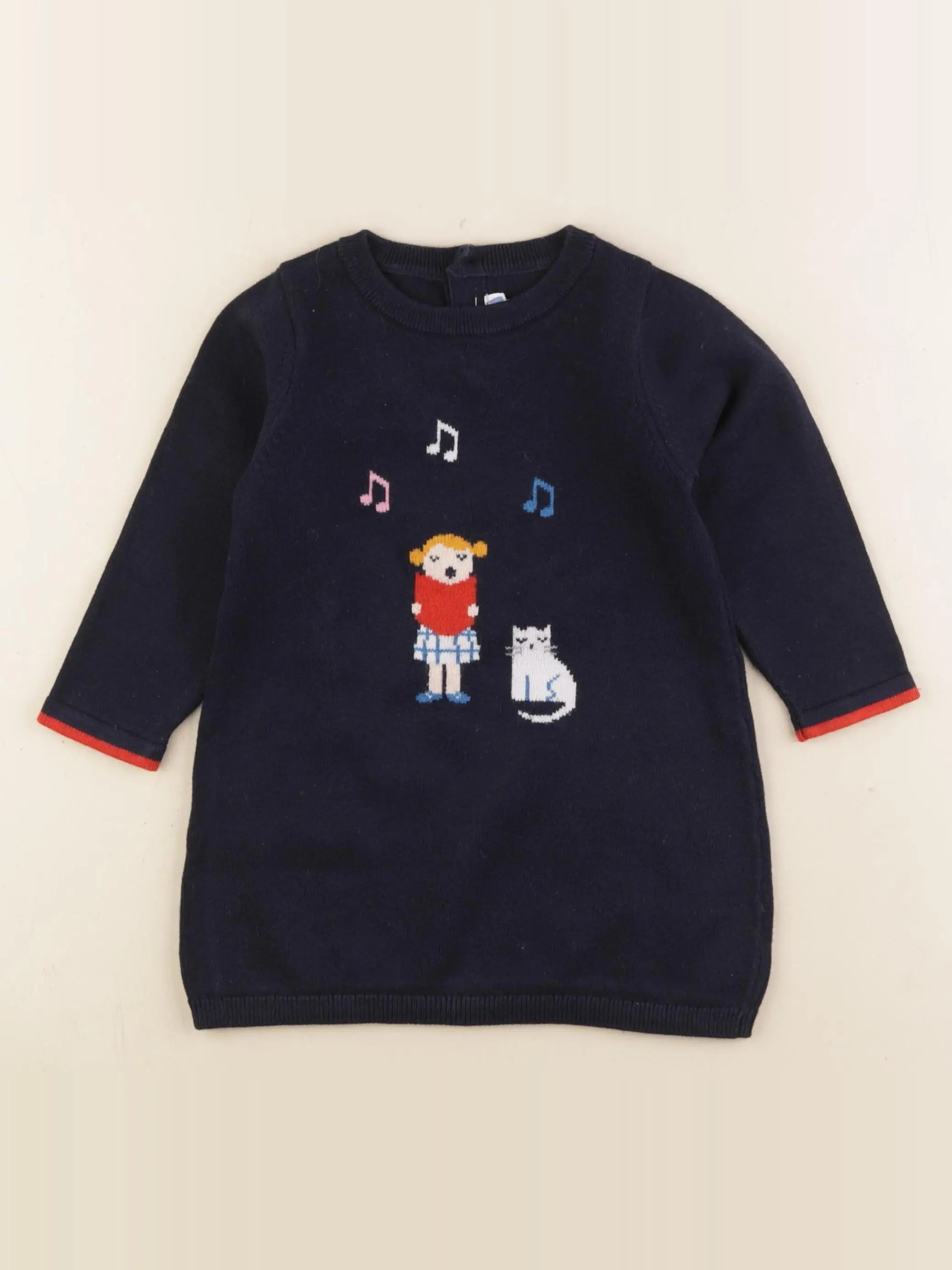 Jacadi - robe bleu - 24 mois