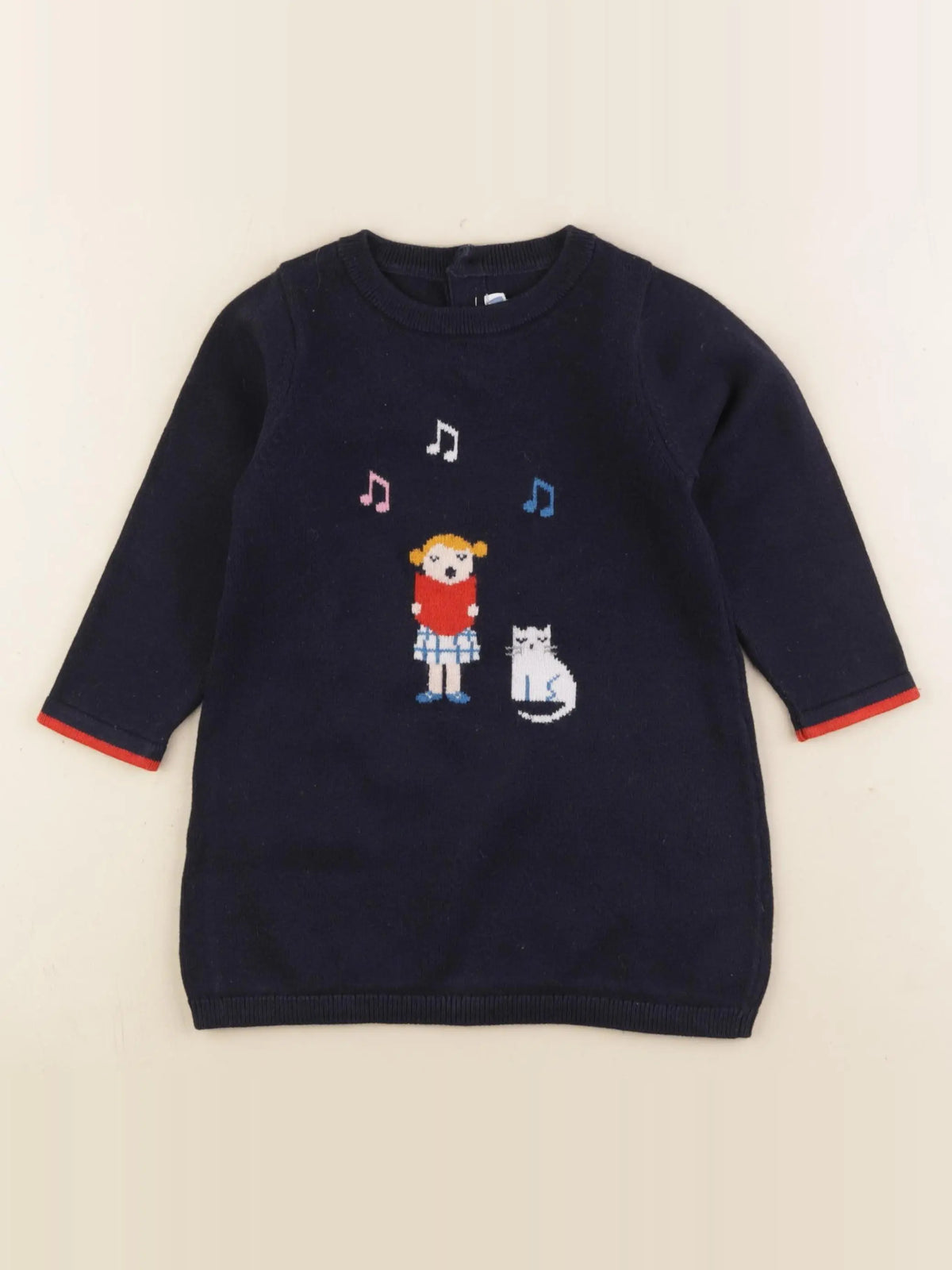 Jacadi - robe bleu - 24 mois
