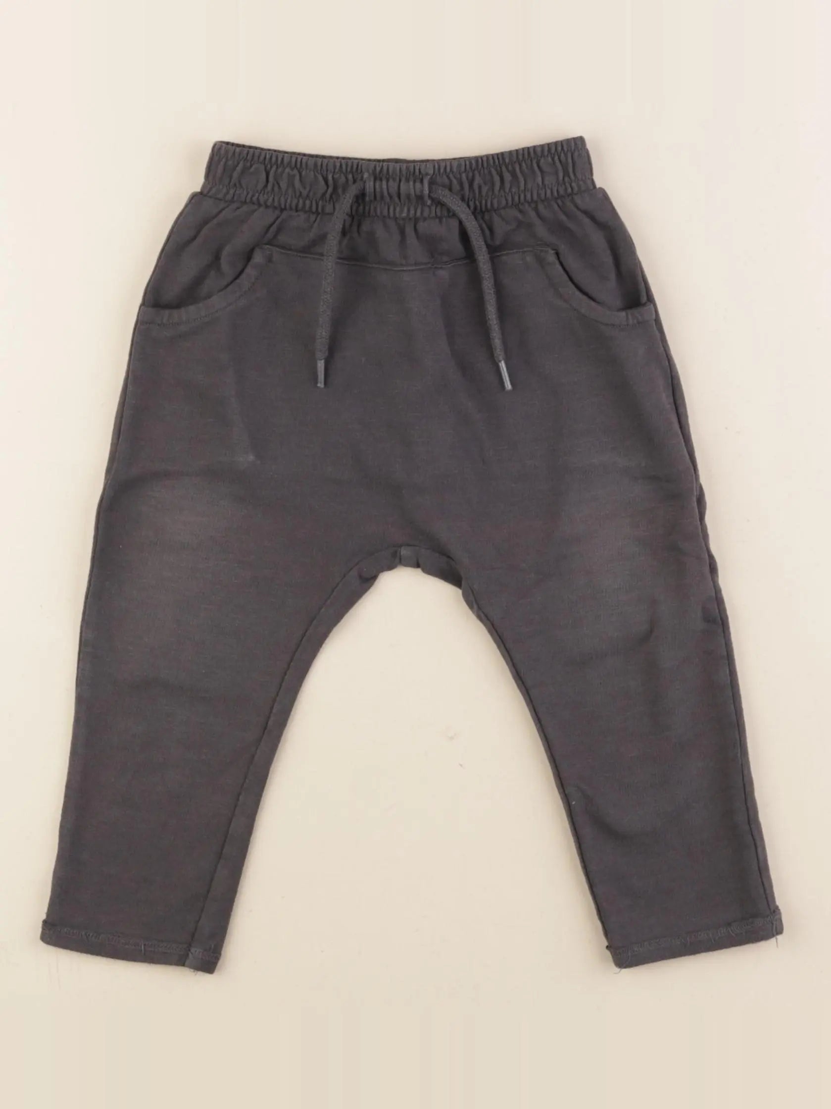 Vertbaudet - sarouel gris - 12 mois