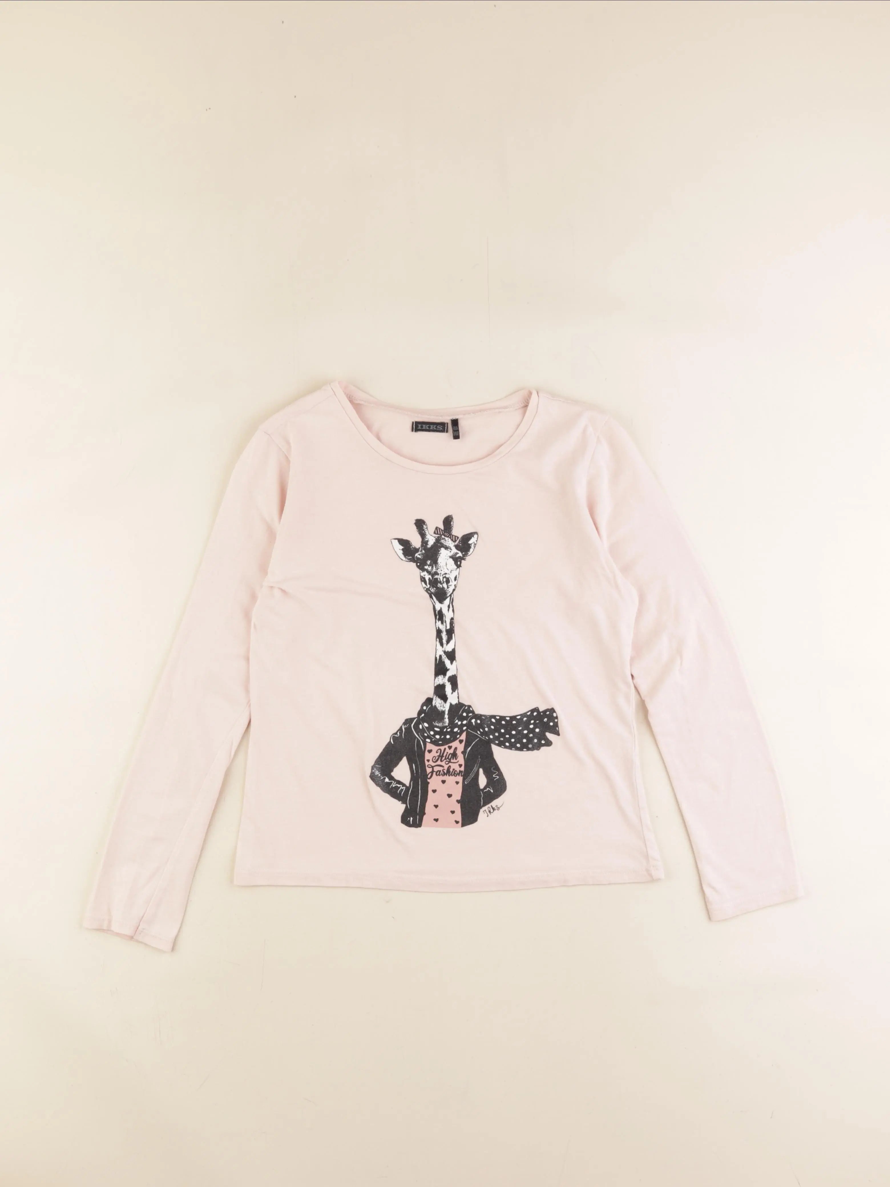 IKKS - tee-shirt rose - 10 ans