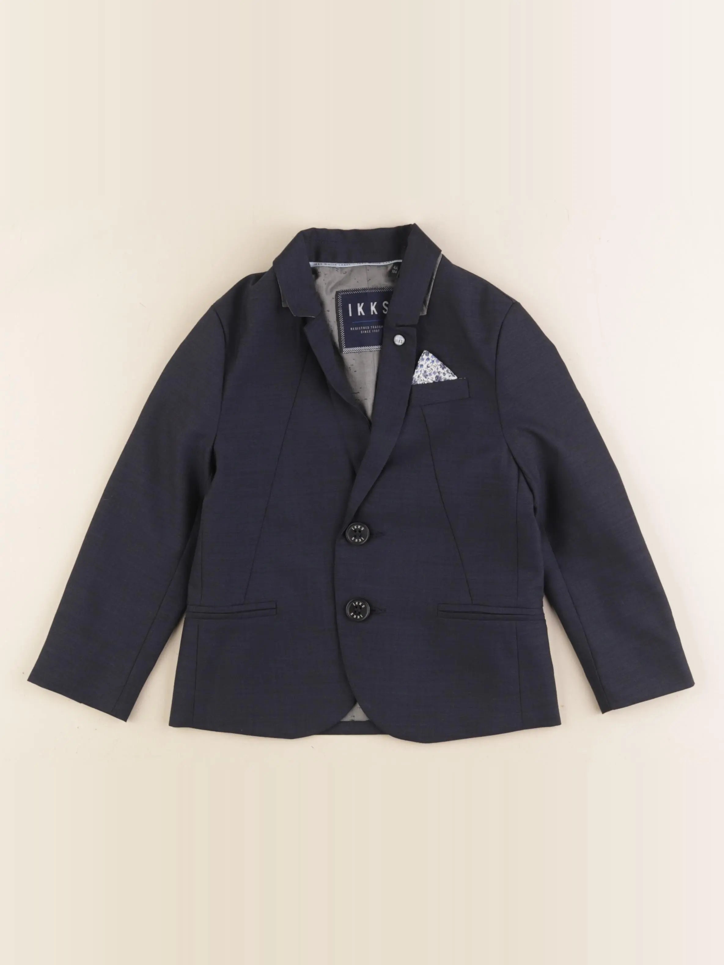 IKKS - veste bleu - 4 ans