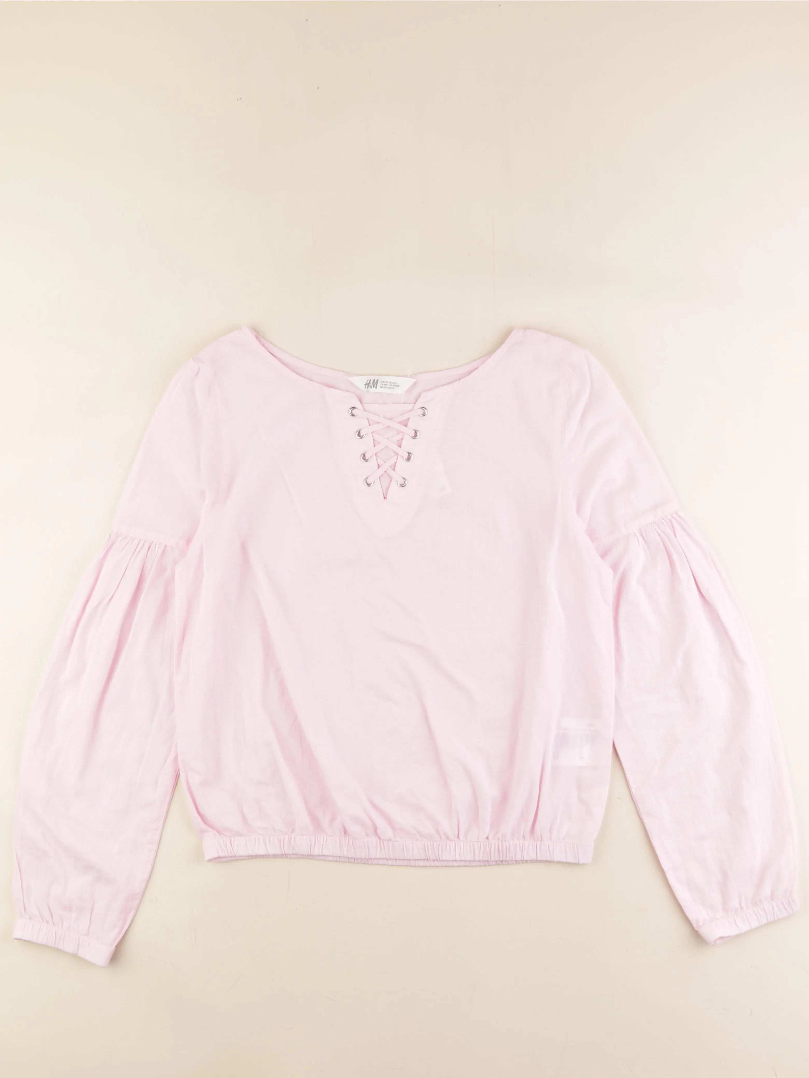 H&M - blouse rose - 14/16 ans