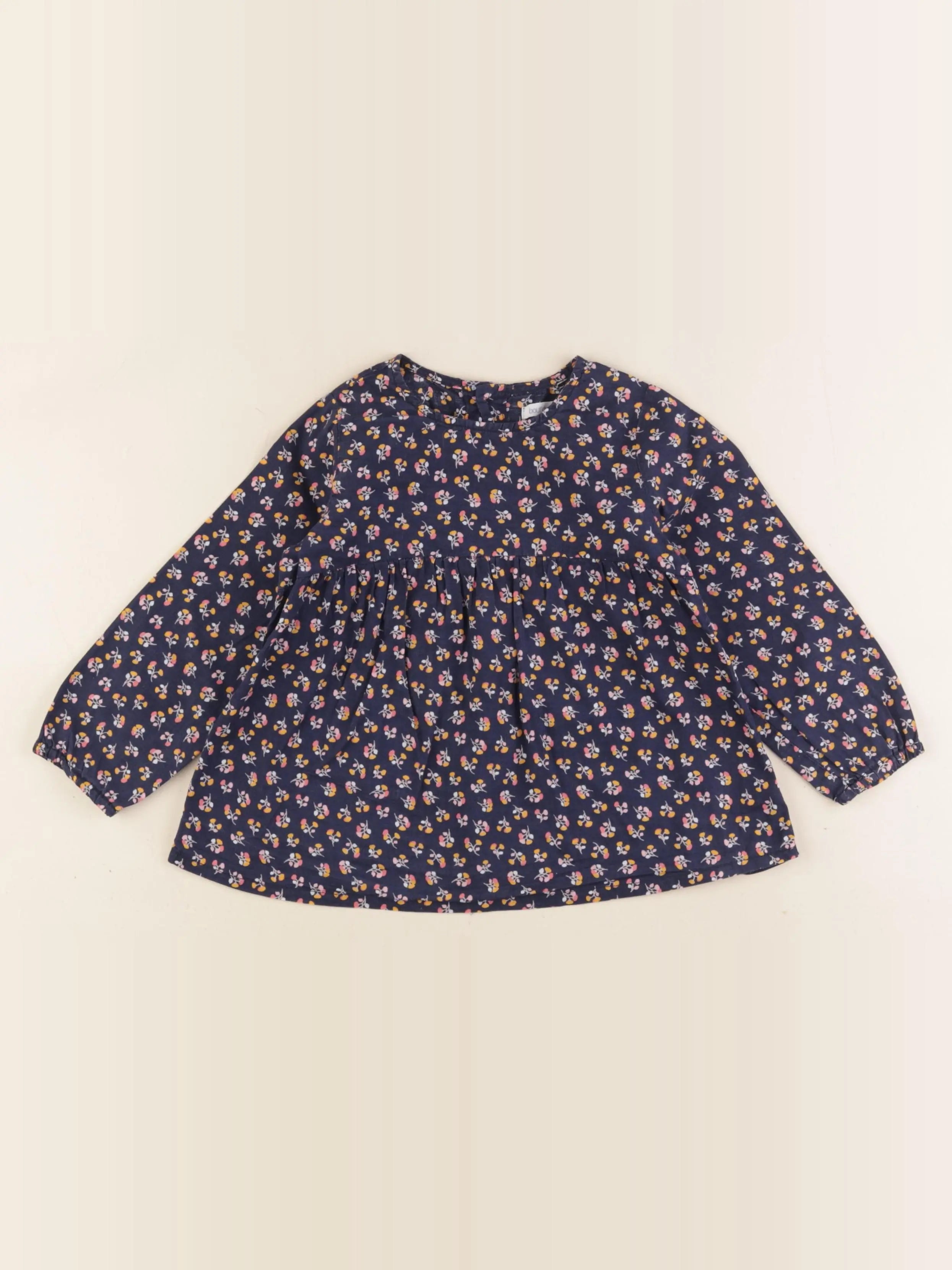 Boutchou - blouse bleu - 36 mois