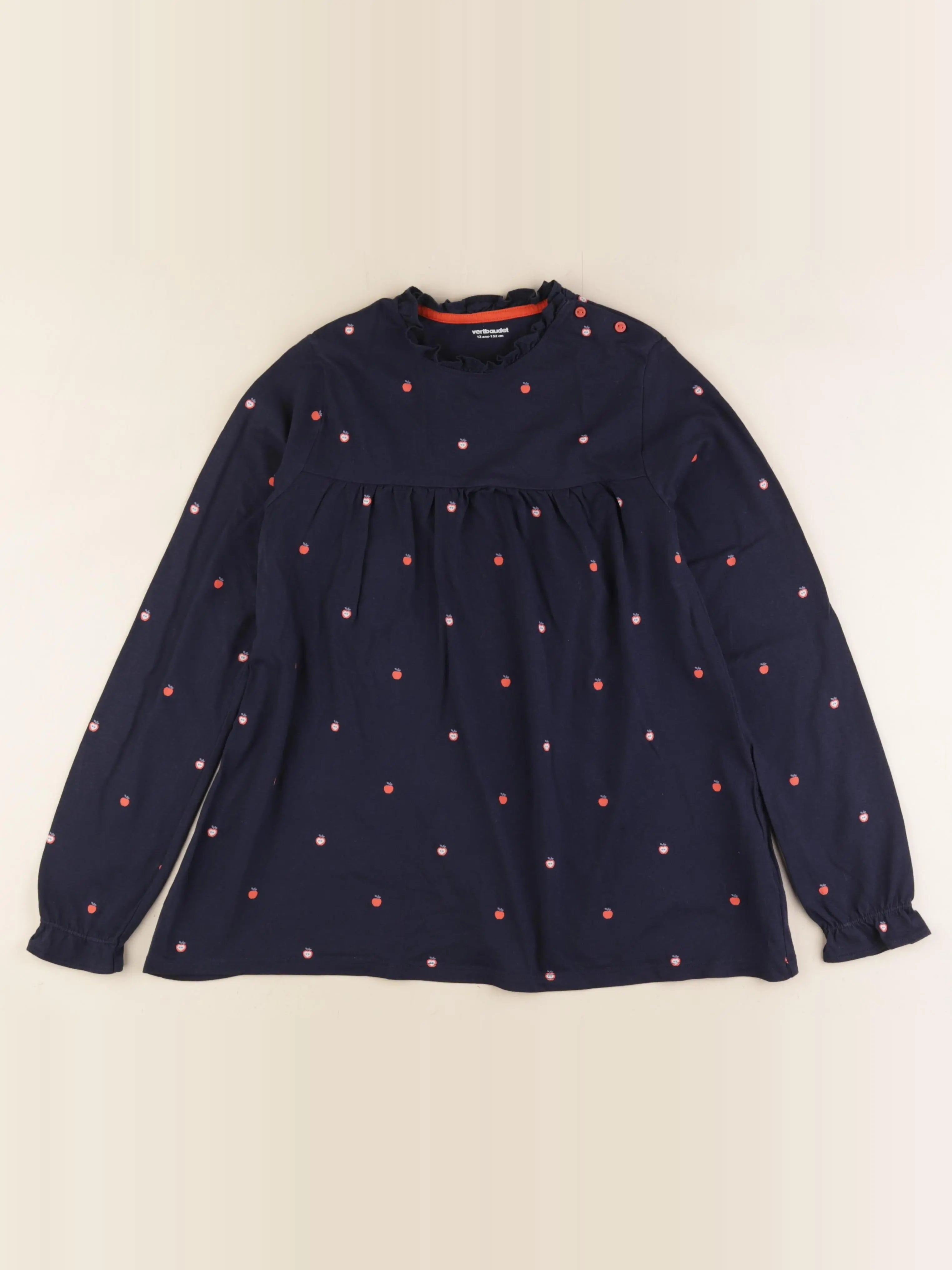 Vertbaudet - tee-shirt bleu - 12 ans