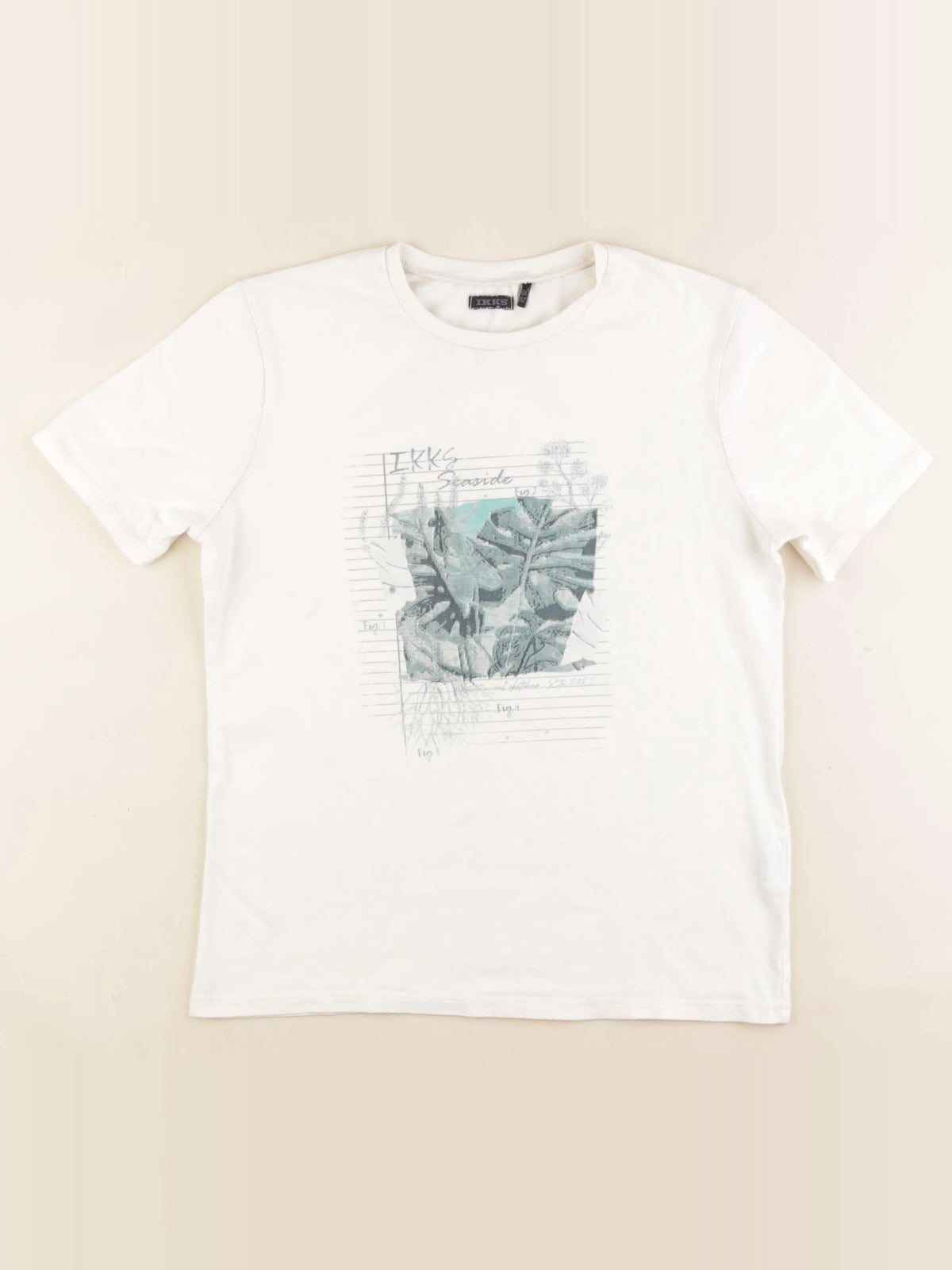 IKKS - tee-shirt blanc - 12 ans