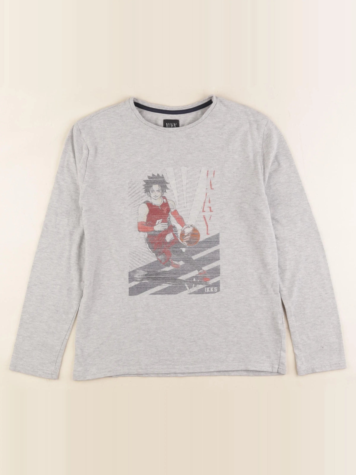 IKKS - tee-shirt gris - 12 ans