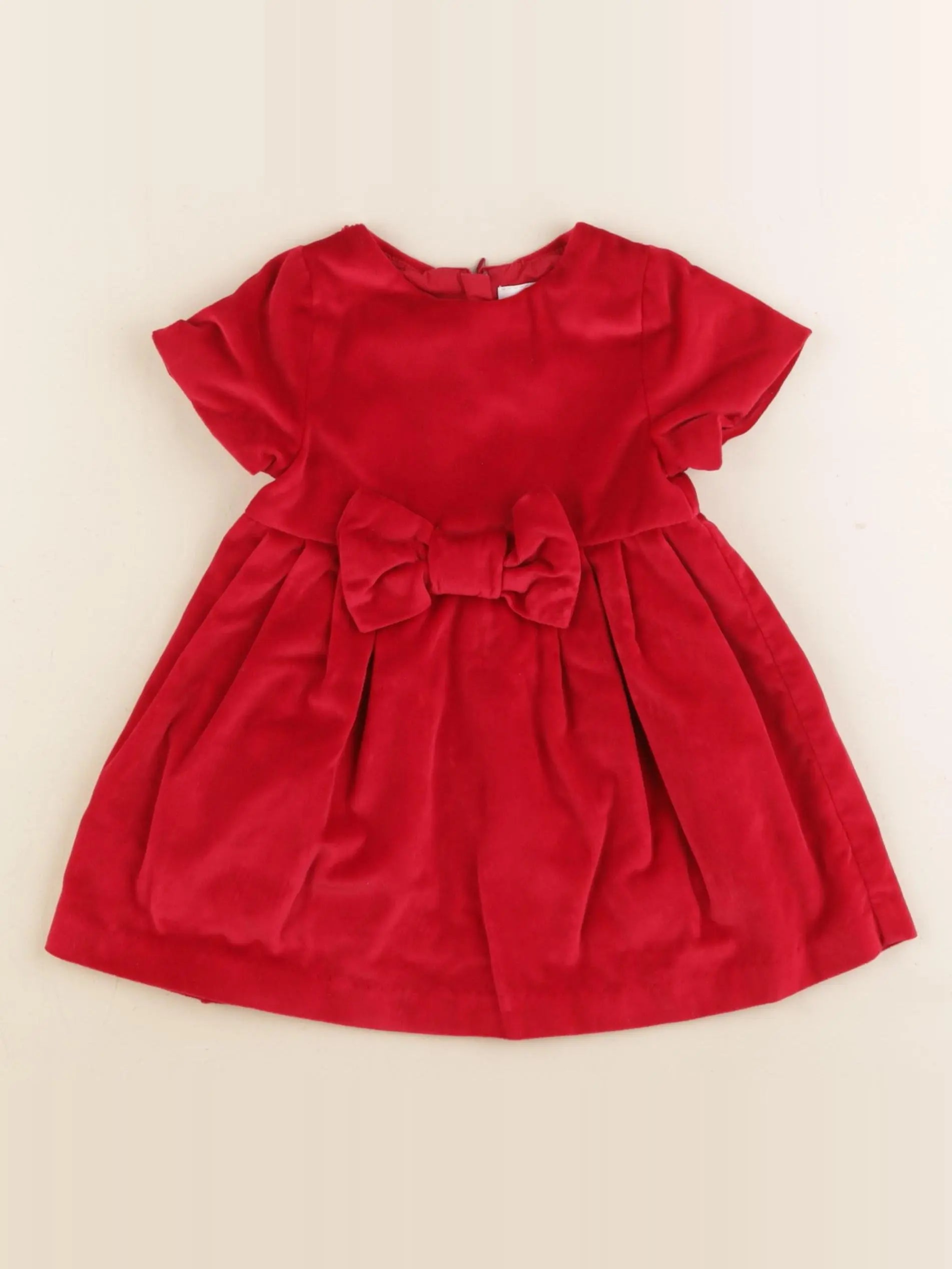 Jacadi - robe rouge - 12 mois