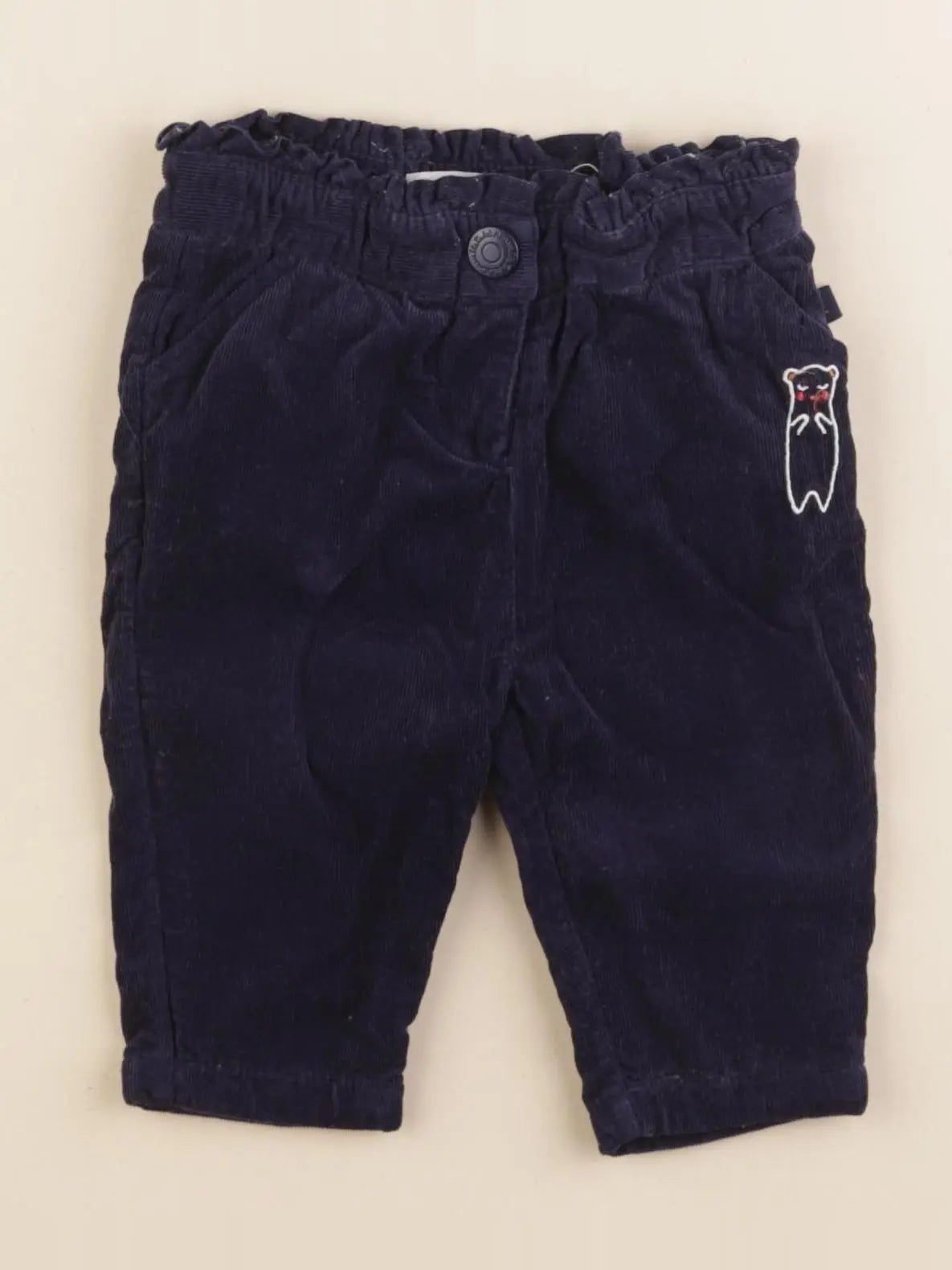 Cadet Rousselle - pantalon bleu - 6 mois