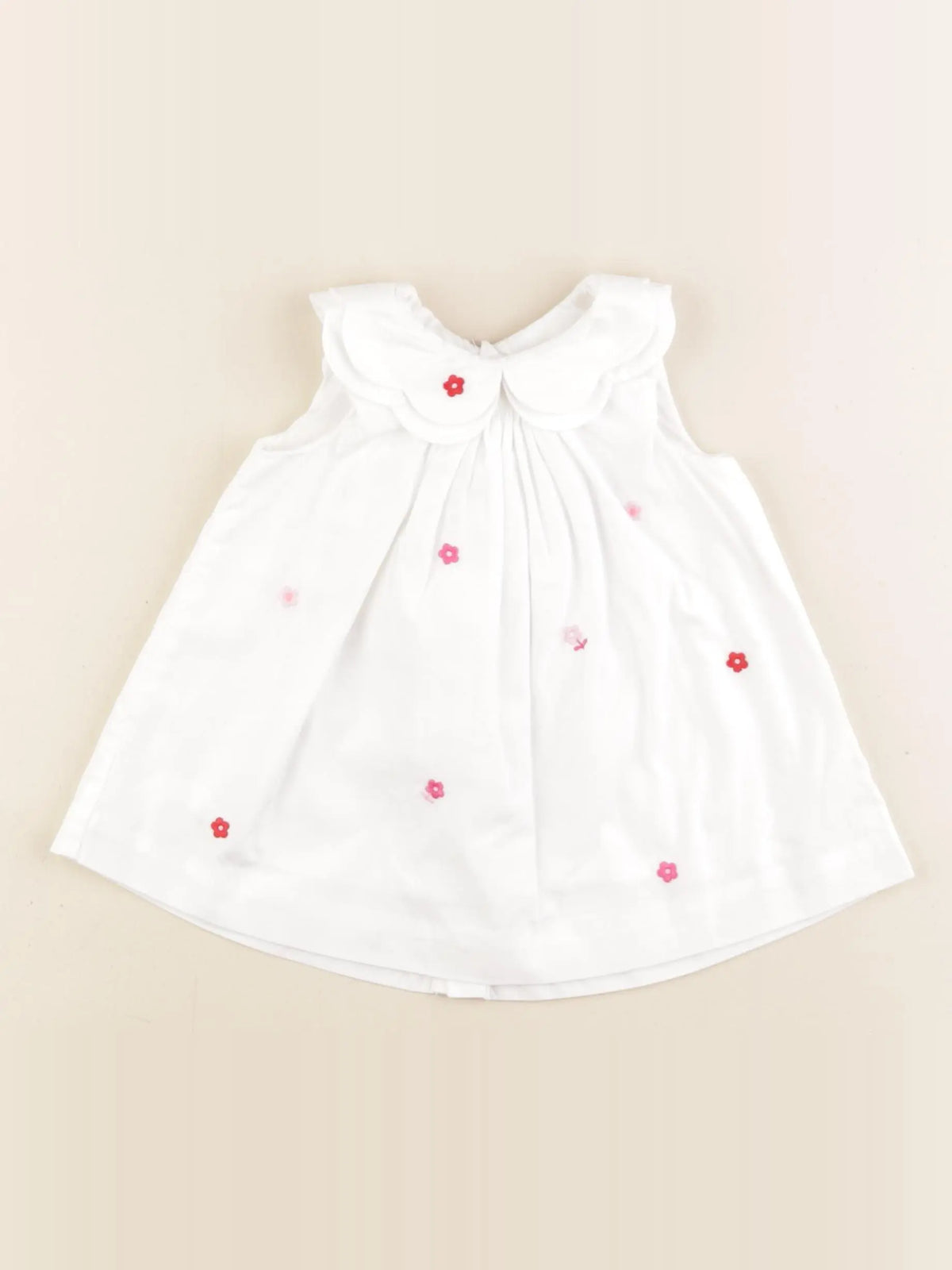 Jacadi - robe blanc - 6 mois