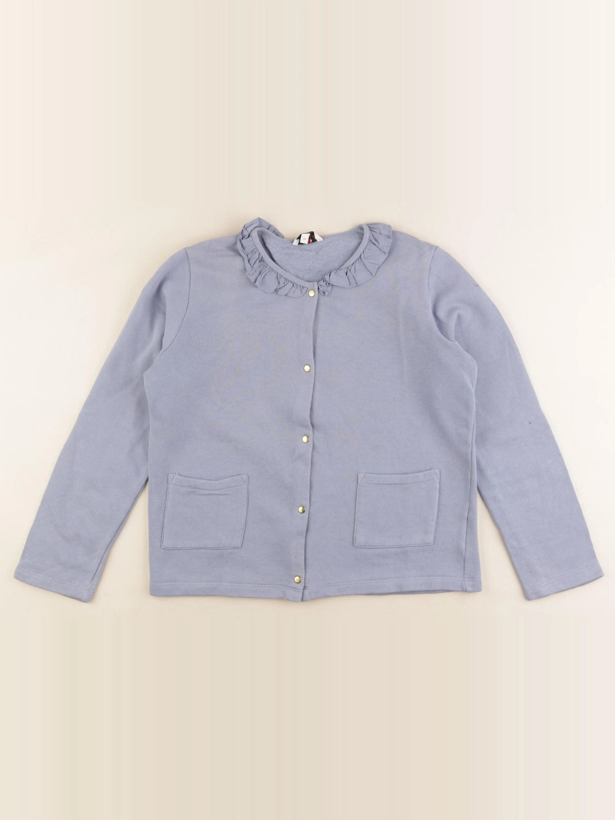 Cyrillus - gilet bleu - 14 ans
