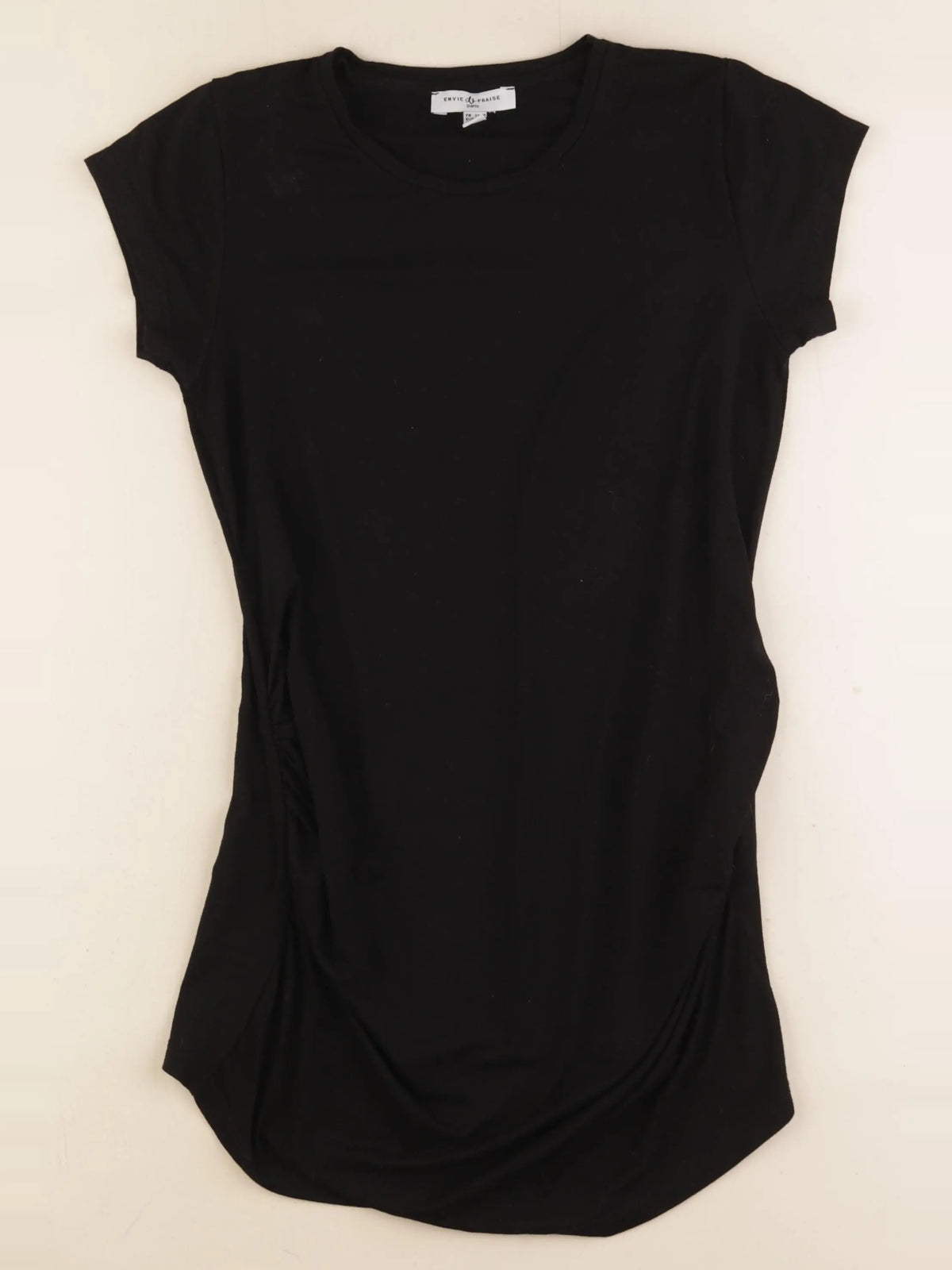 Envie de fraise - tee-shirt grossesse noir - 34 à 36