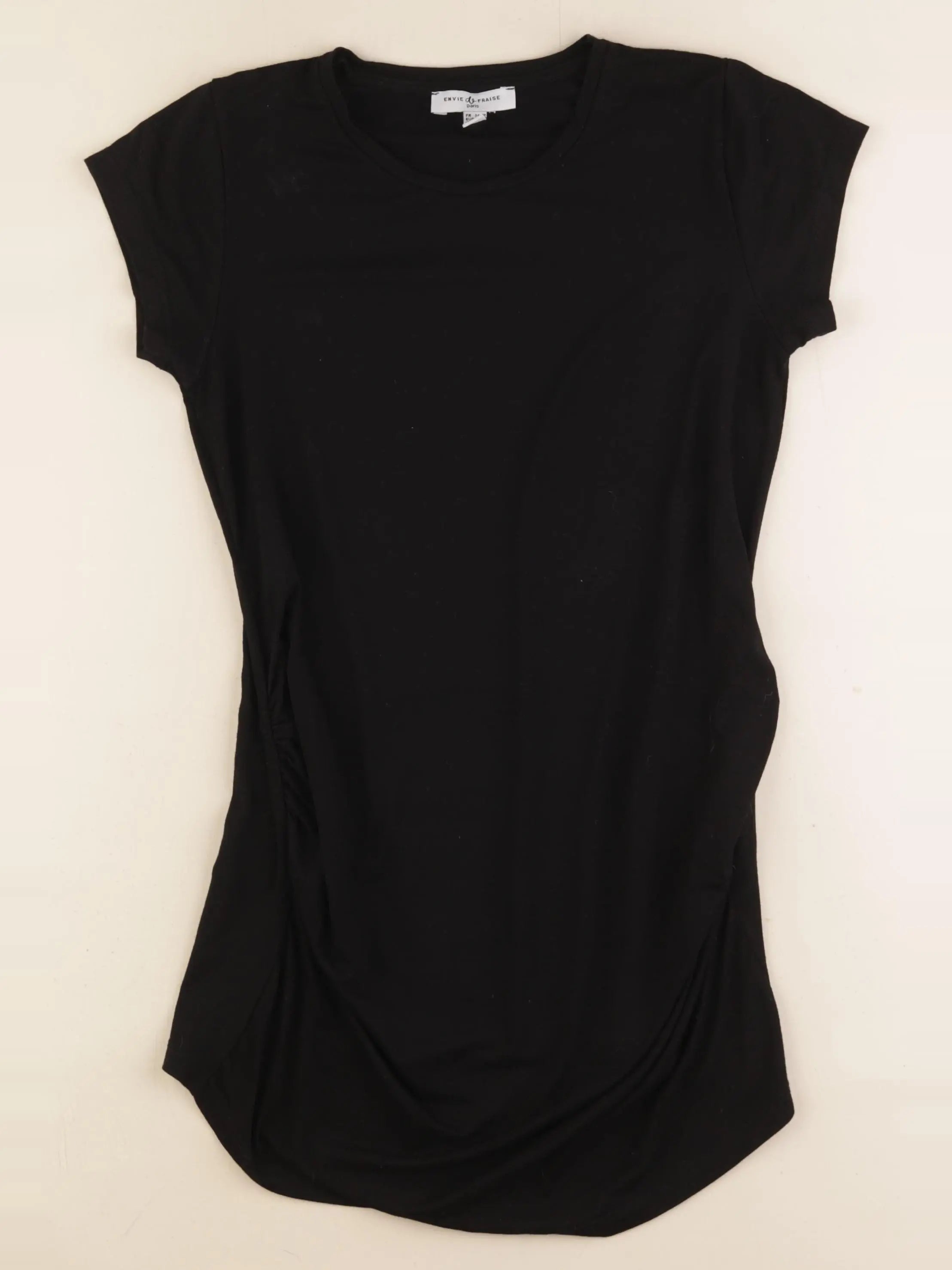 Envie de fraise - tee-shirt grossesse noir - 34 à 36
