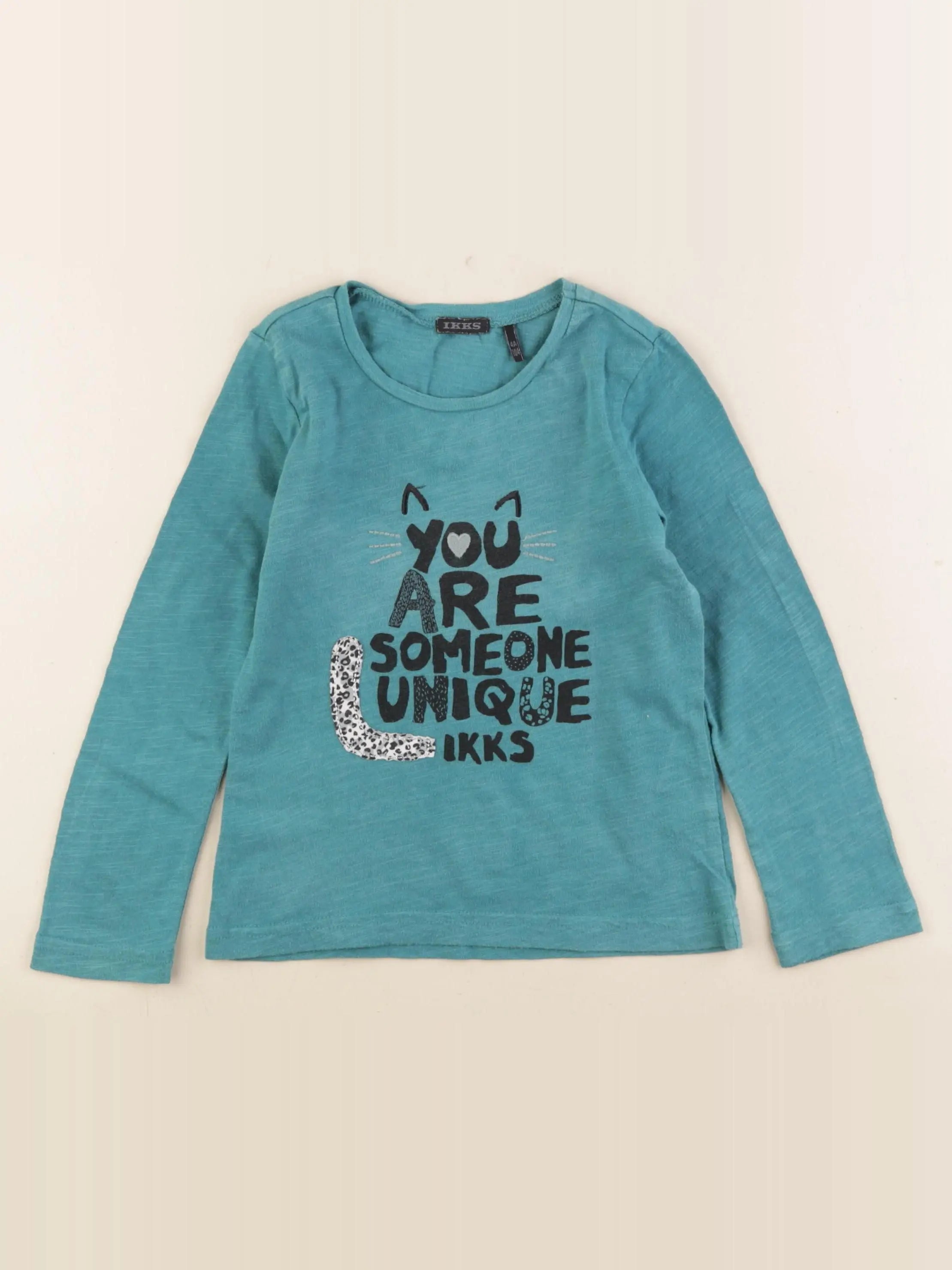 IKKS - tee-shirt bleu - 4 ans