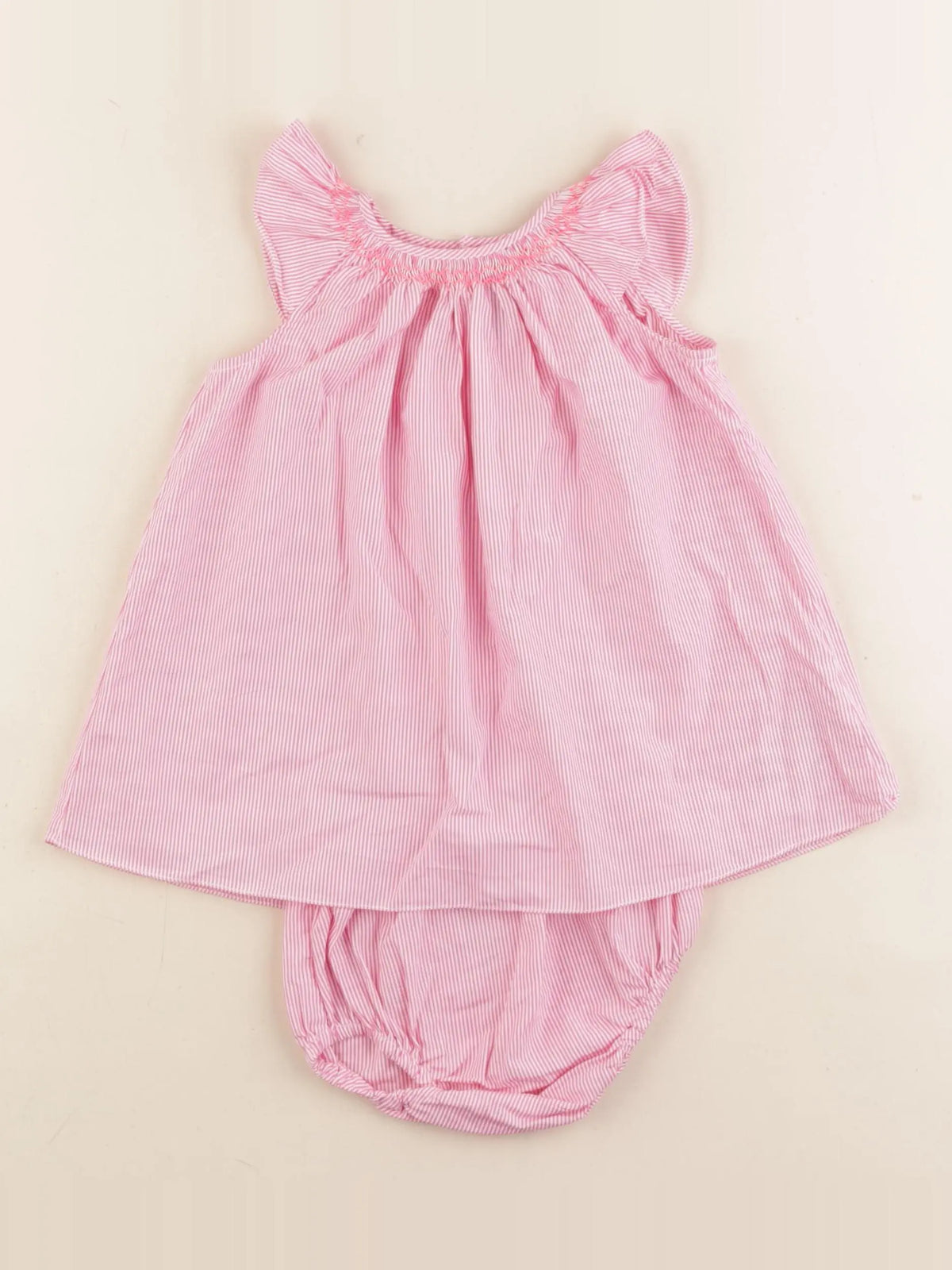 Jacadi - robe rose - 6 mois