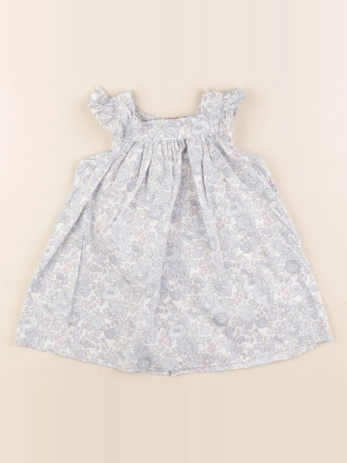Jacadi - robe liberty bleu - 6 mois