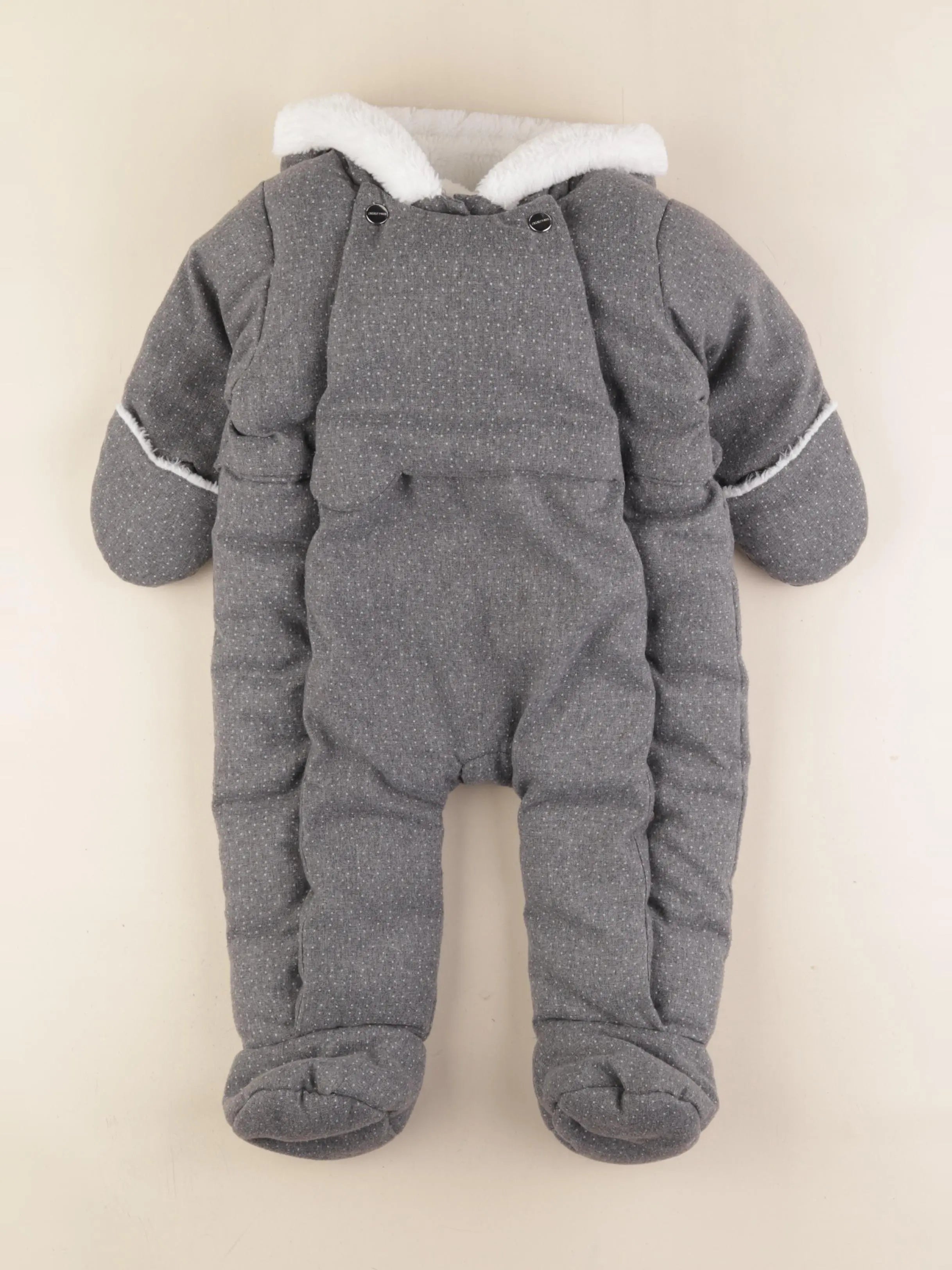 Jacadi - combi-pilote gris - 12 mois