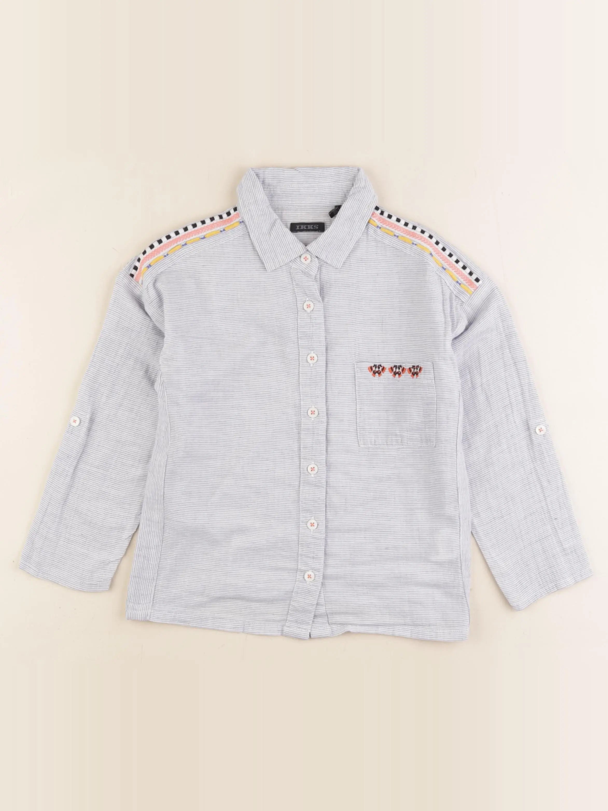 IKKS - chemise bleu - 5 ans