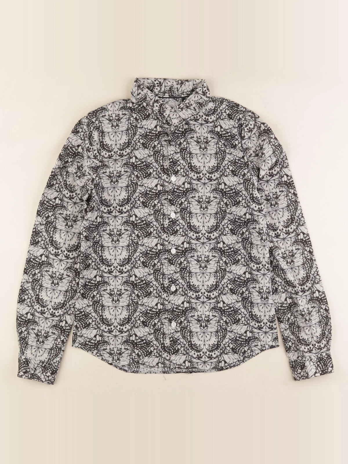 IKKS - chemise blanc, noir - 12 ans