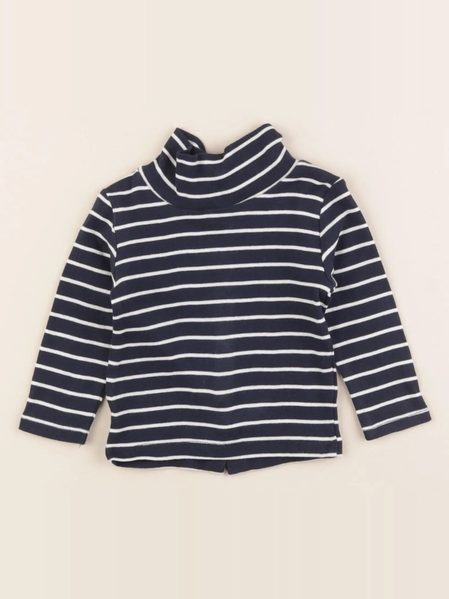 Vertbaudet - sous-pull bleu - 6 mois
