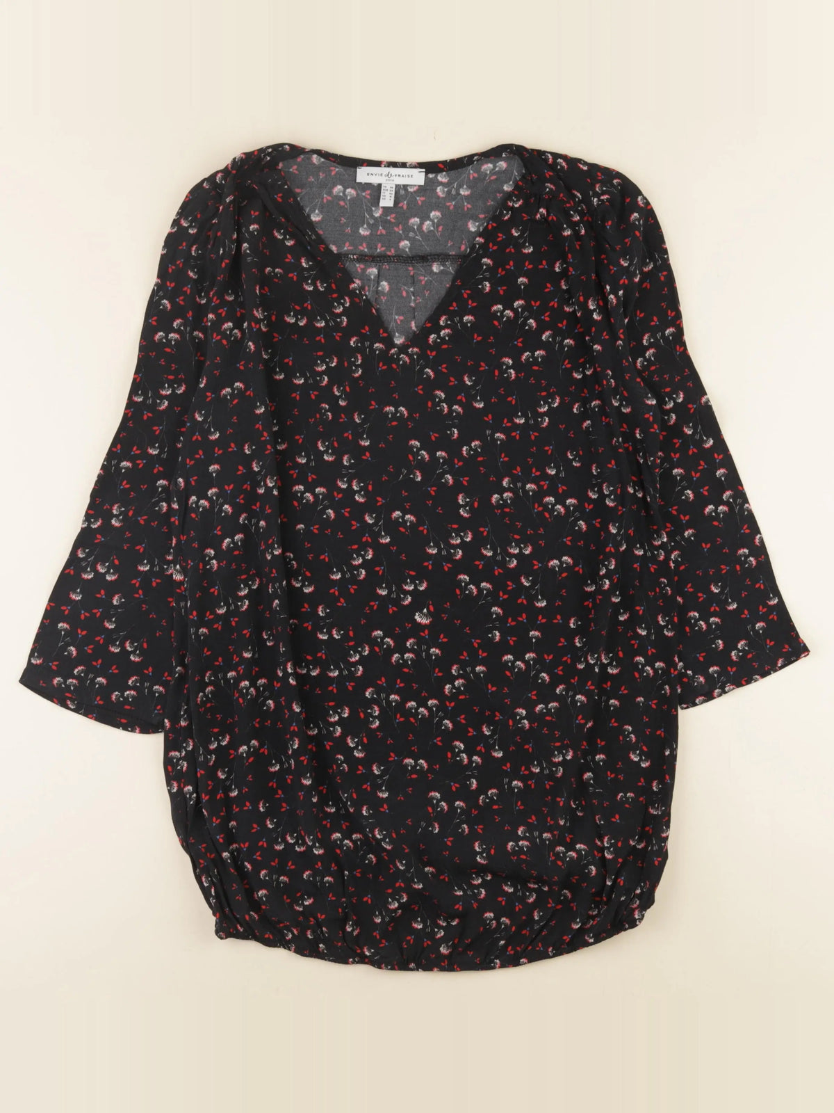 Envie de fraise - blouse grossesse noir, rouge - 36